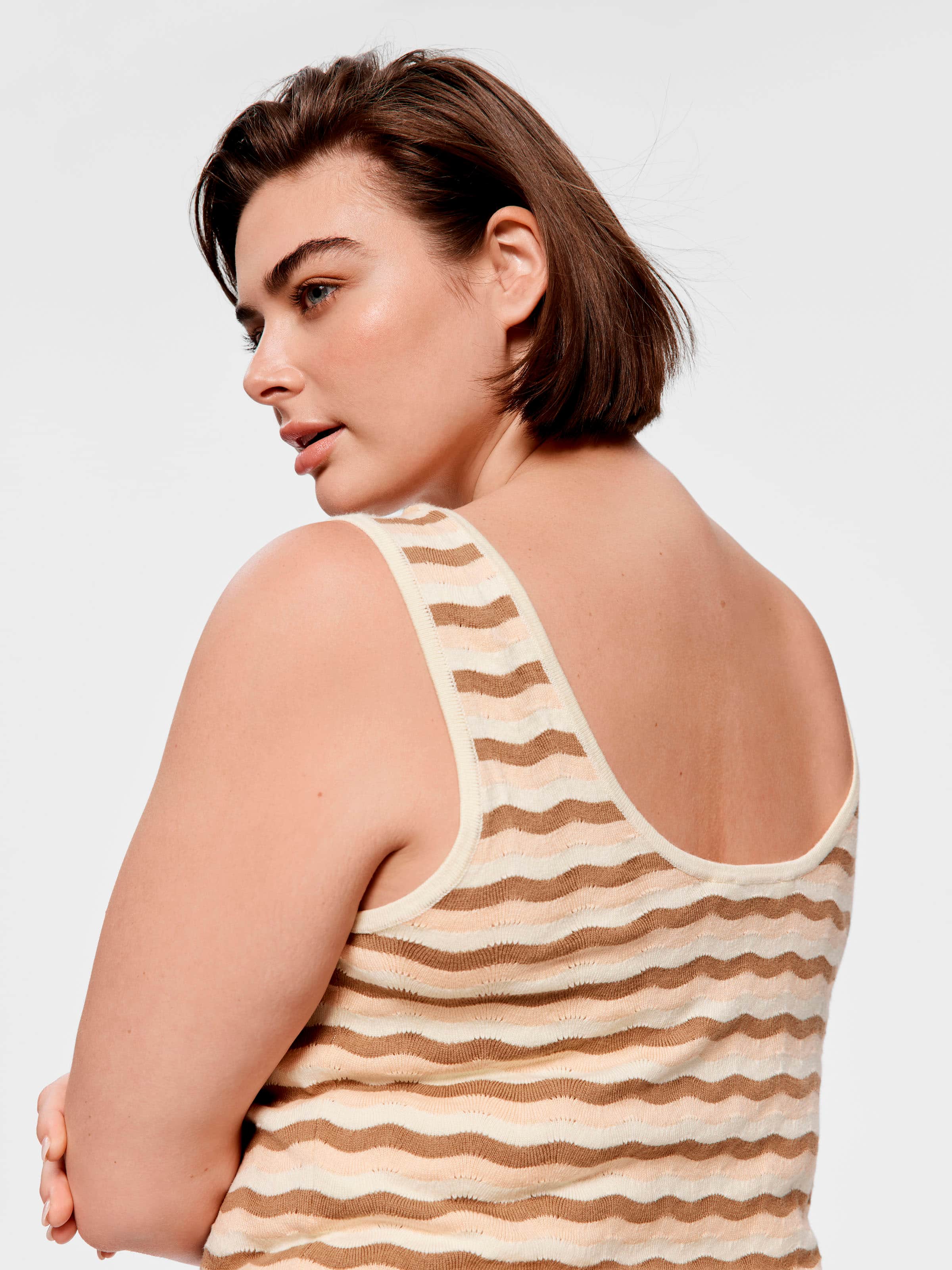 P.A. Plus Knit Crop