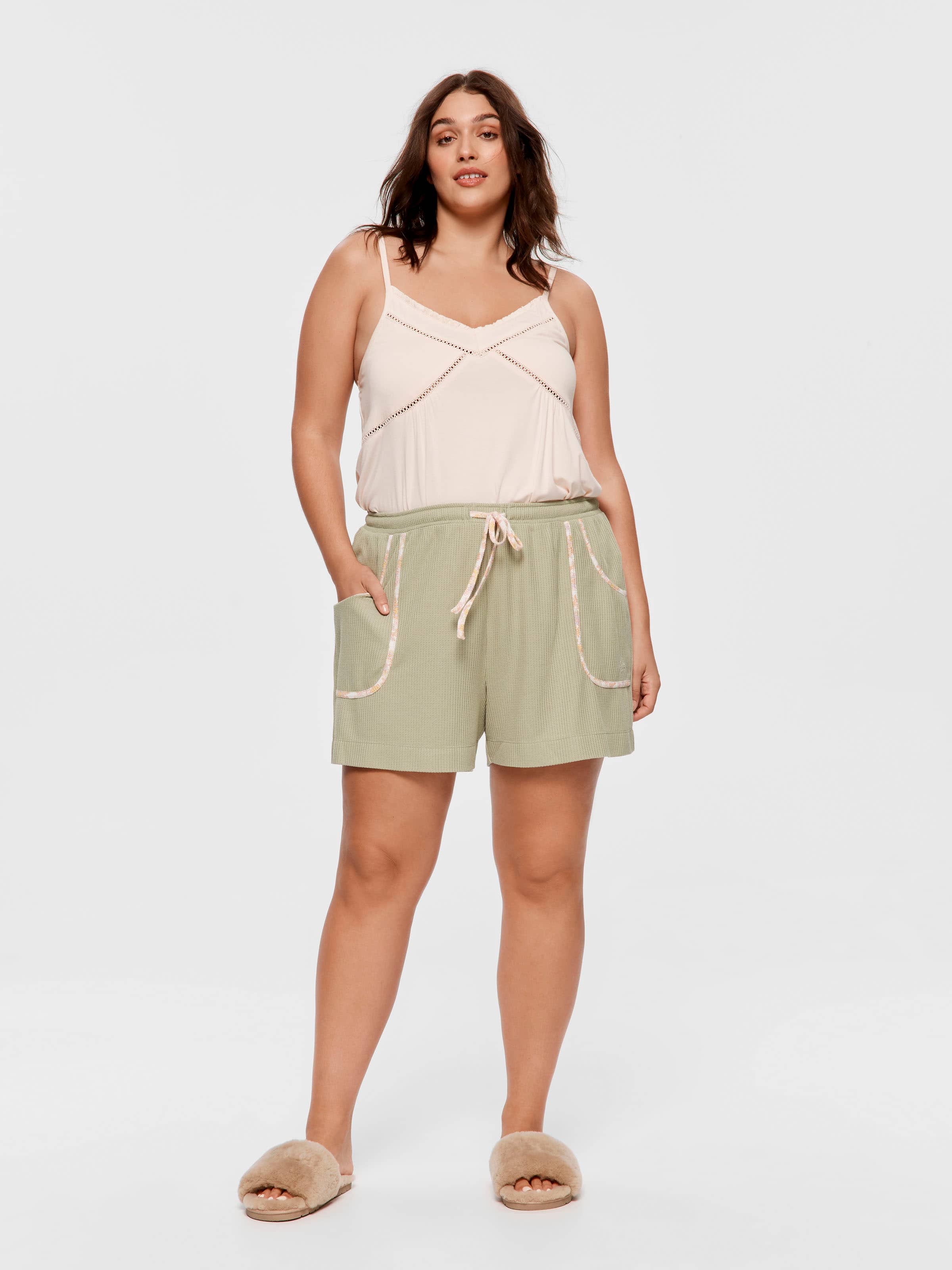 P.A. Plus Waffle Mid Short