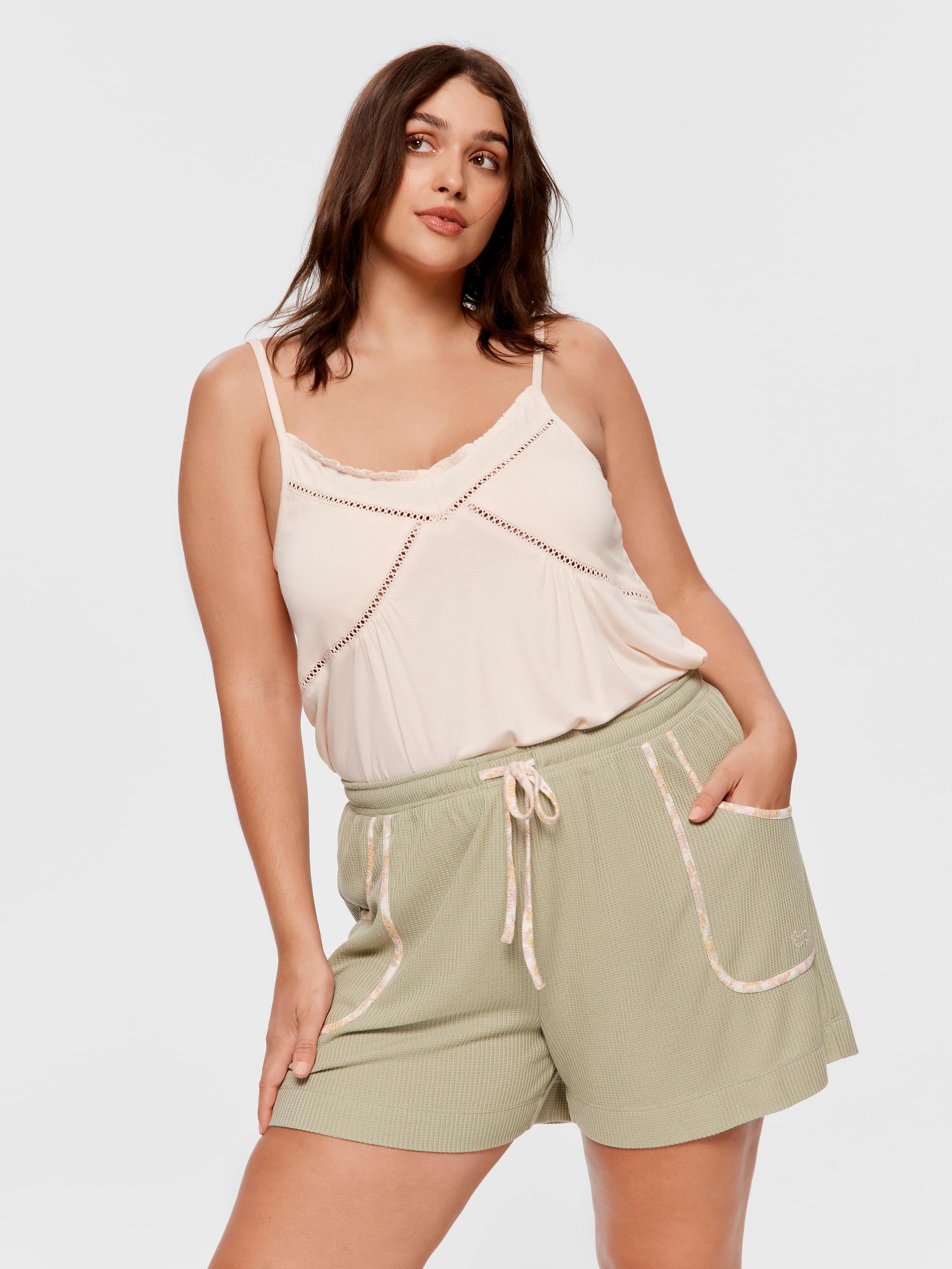 P.A. Plus Waffle Mid Short