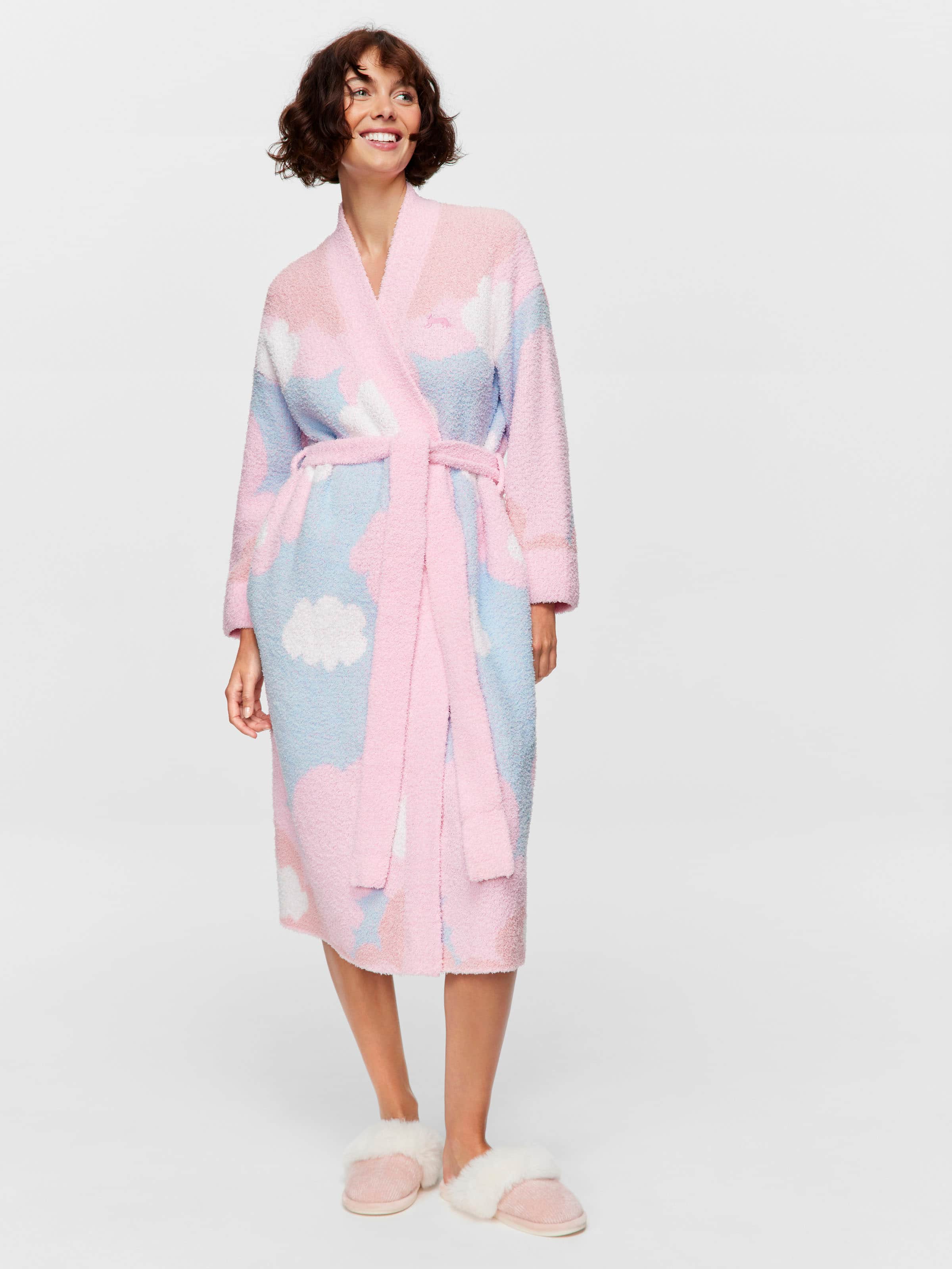 Reversible Dressing Gown in Eggshell – Shibumi