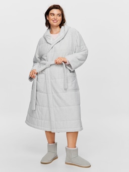 P.A. Plus Quilted Hooded Gown