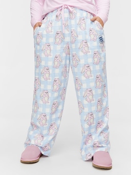 P.A. Plus Angry Bunny Bamboo Flannelette Pj Pant