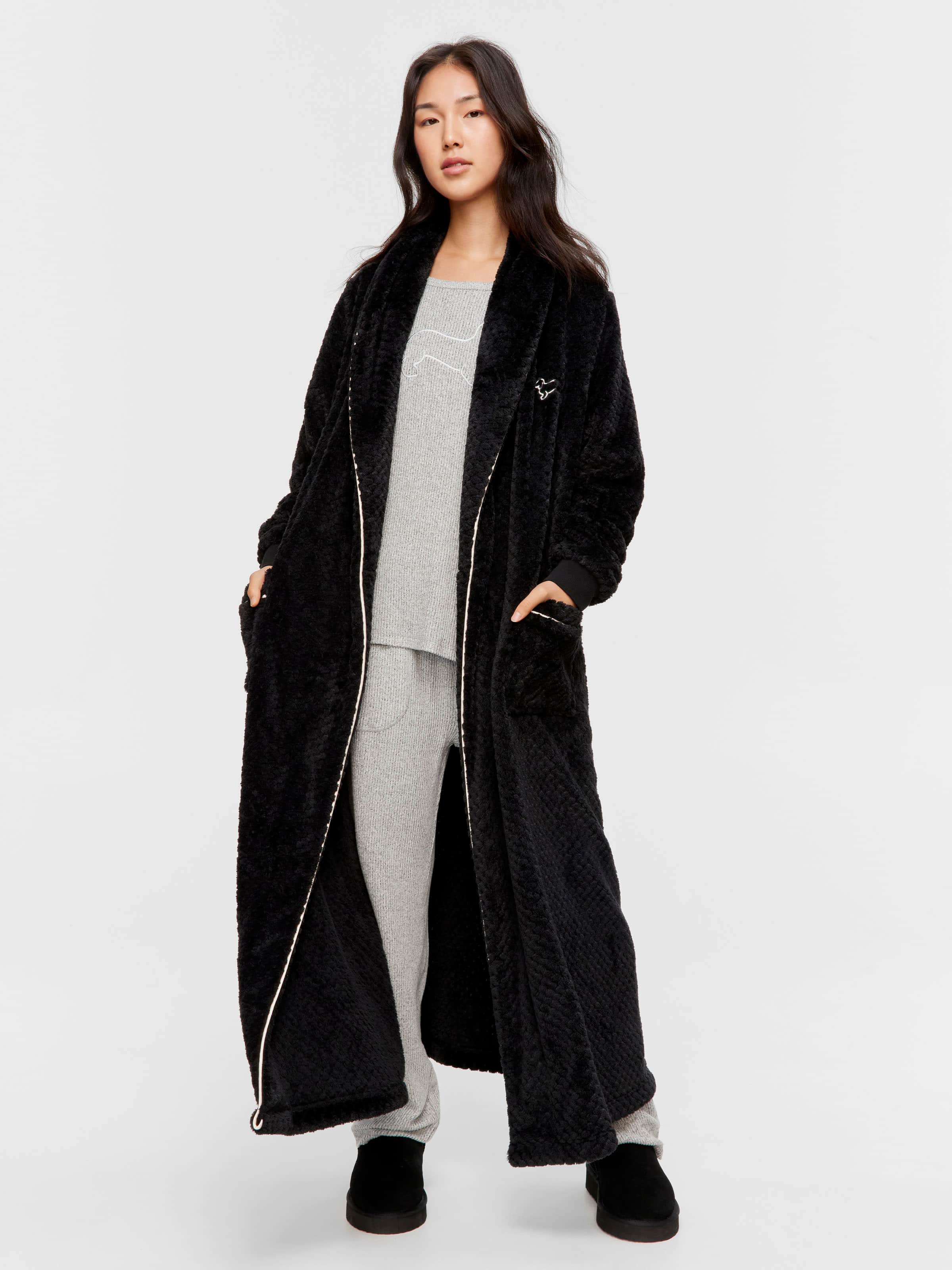 Image for Peter's Black Jacquard Full Length Gown from JustGroupNZ