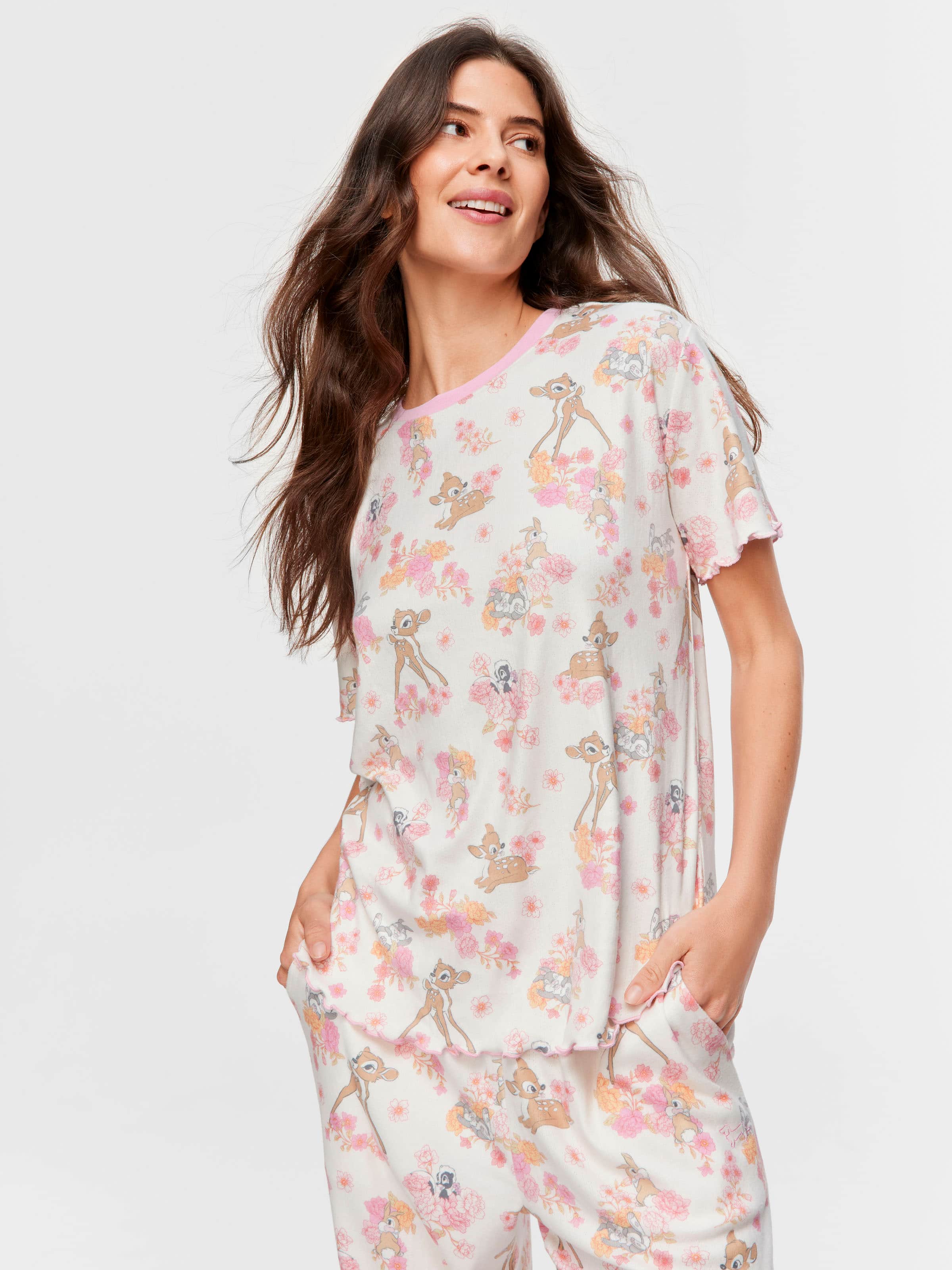 Bambi Pointelle Oversized Tee