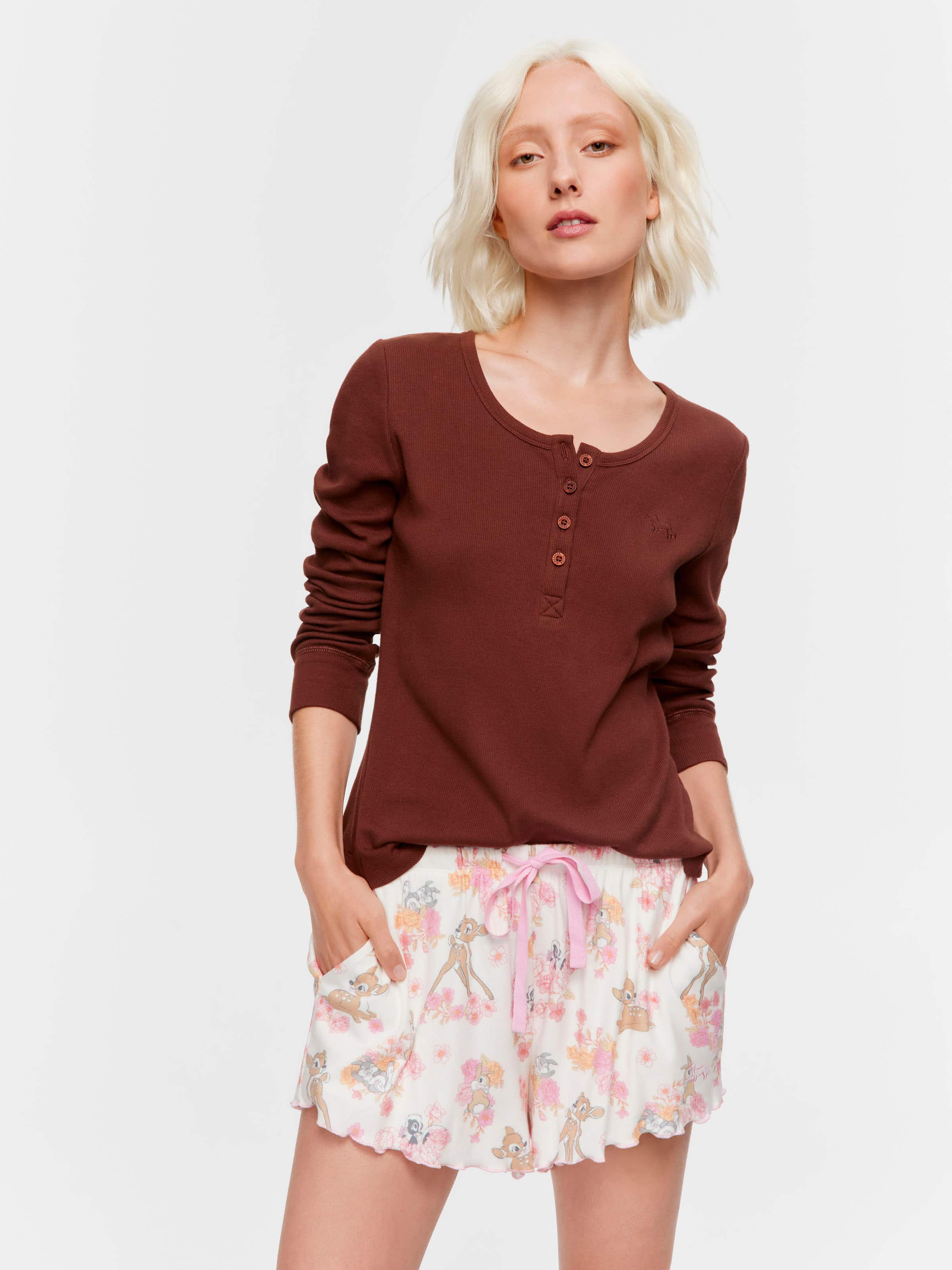 Bambi Pointelle Mini Short