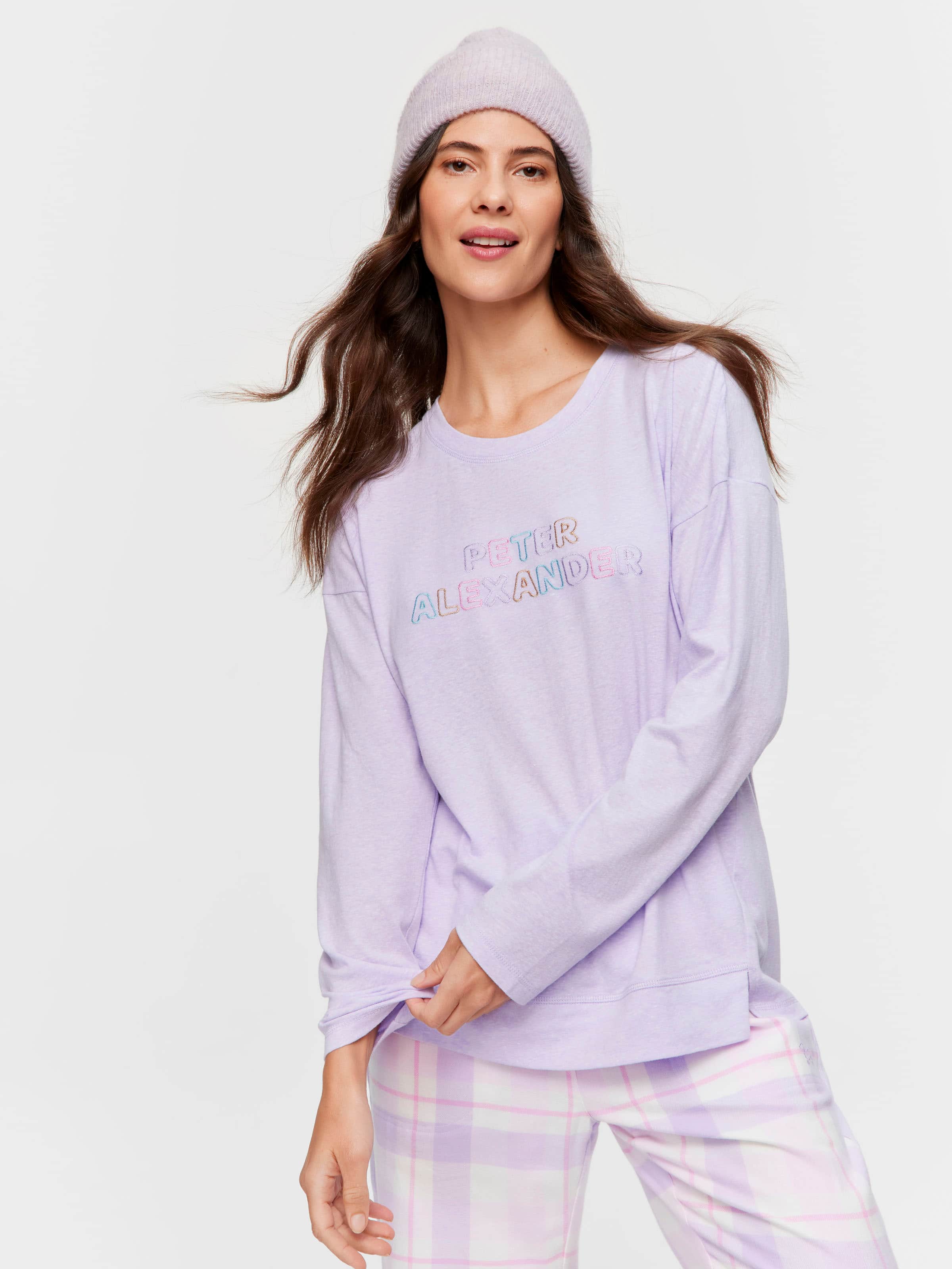 Peter Alexander Lilac Logo Long Sleeve Top