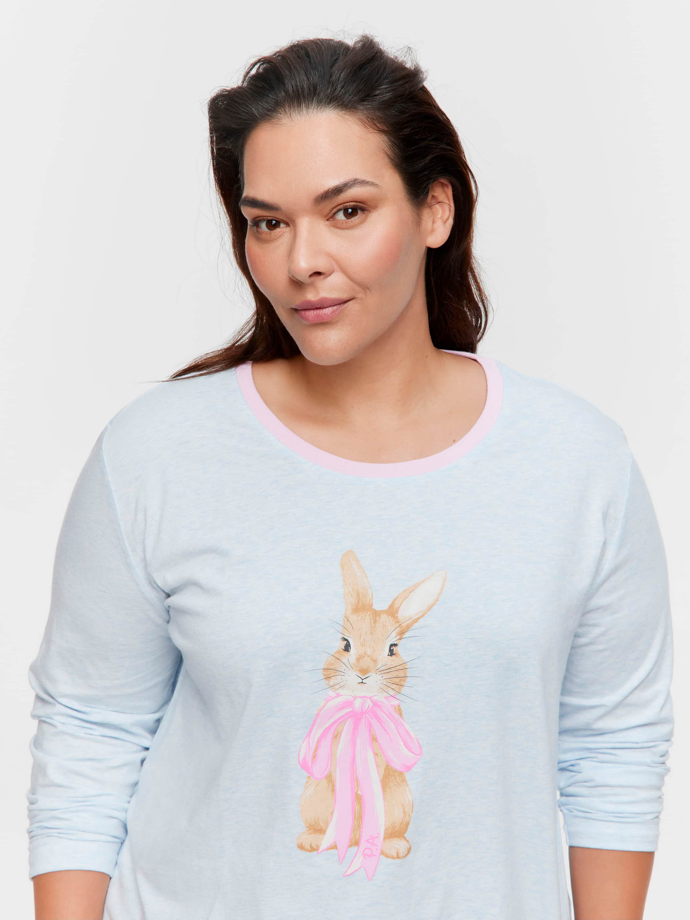 P.A. Plus Bow Bunny Long Sleeve Top