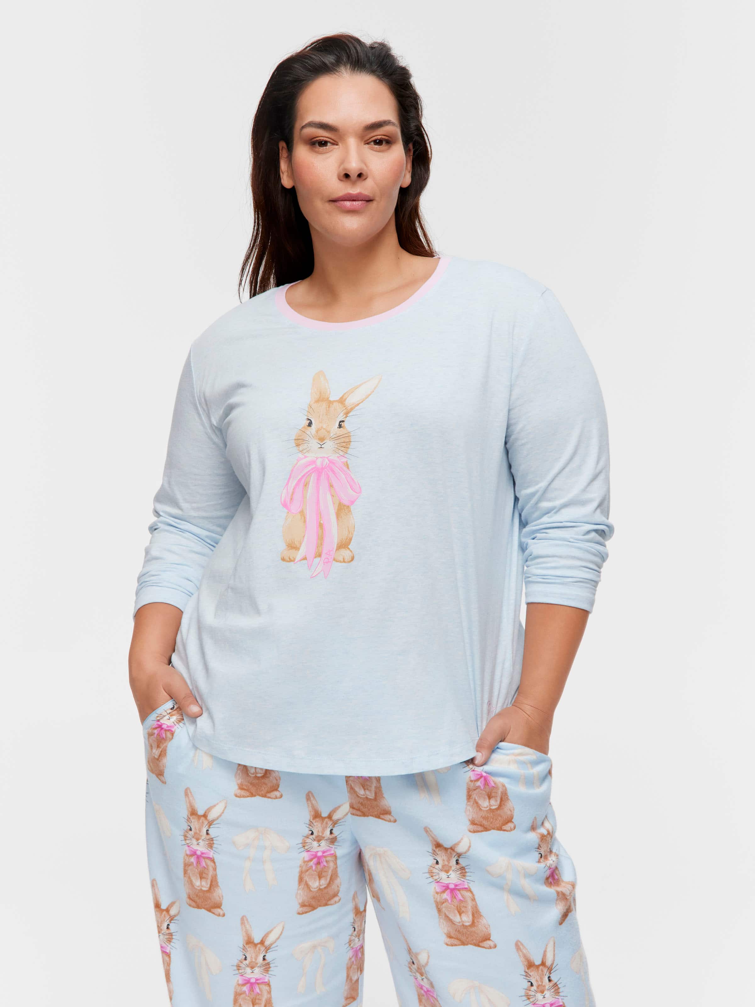 P.A. Plus Bow Bunny Long Sleeve Top