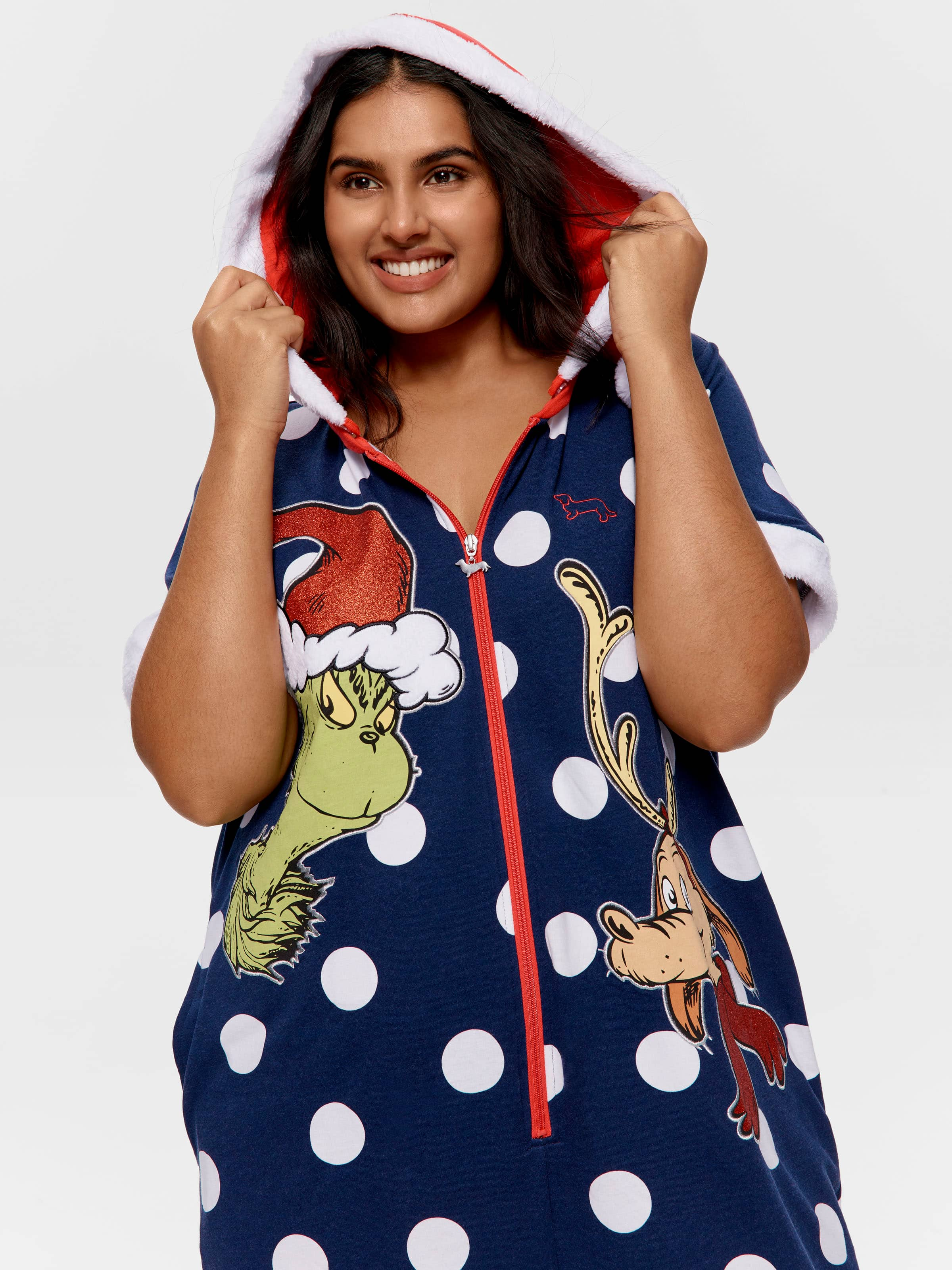 Grinch plus size onesie sale