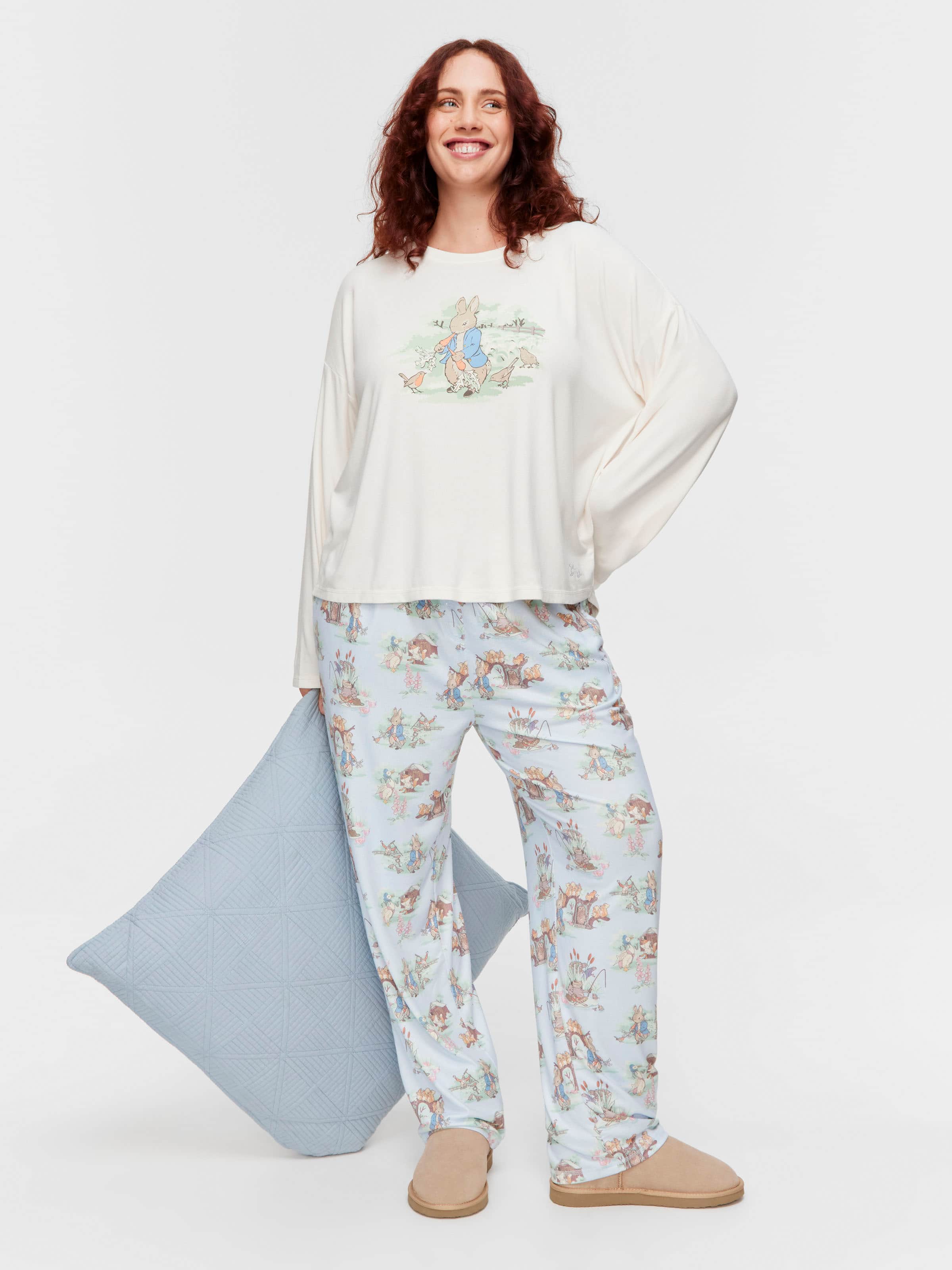 P.A. Plus Peter Rabbit Plush Long Sleeve Top