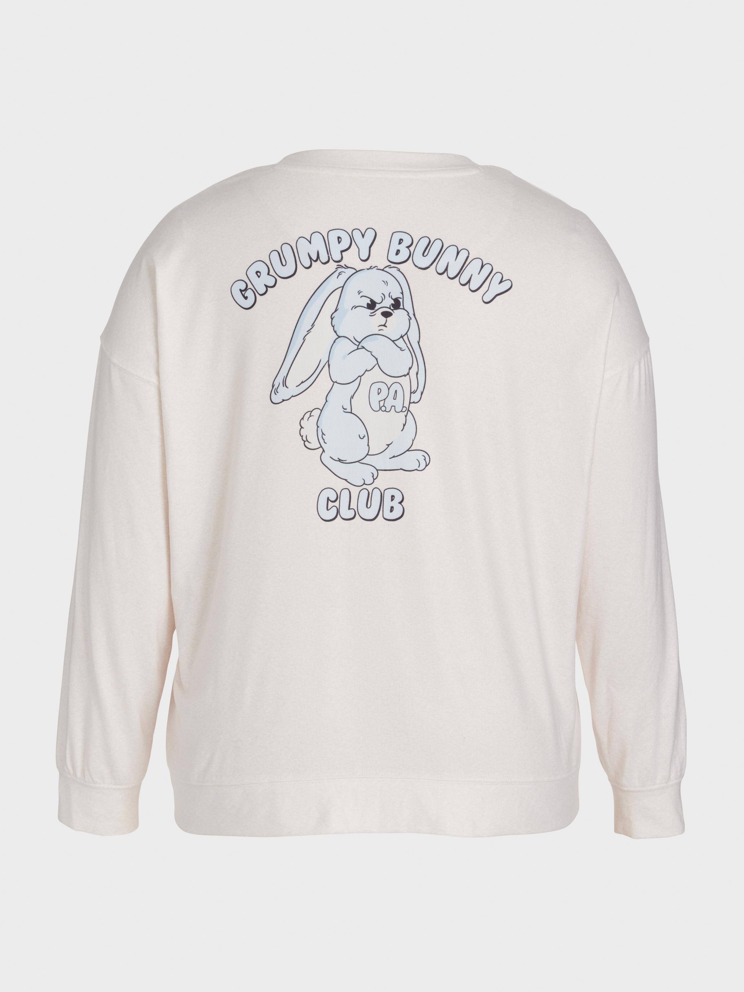 Image for P.A. Plus Grumpy Bunny Plush Sweater from JustGroupNZ