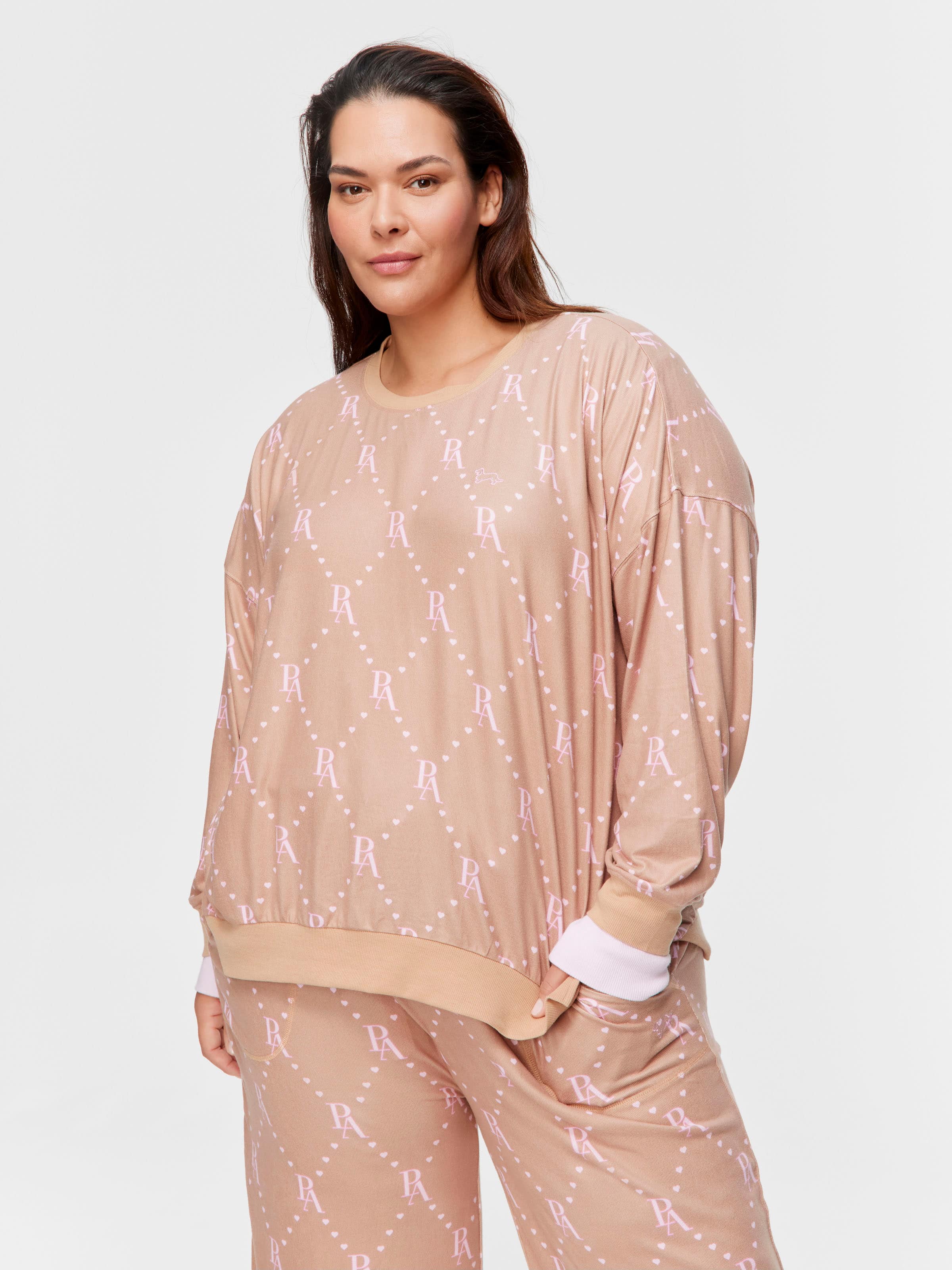 P.A. Plus Caramel Logo Plush Sweater