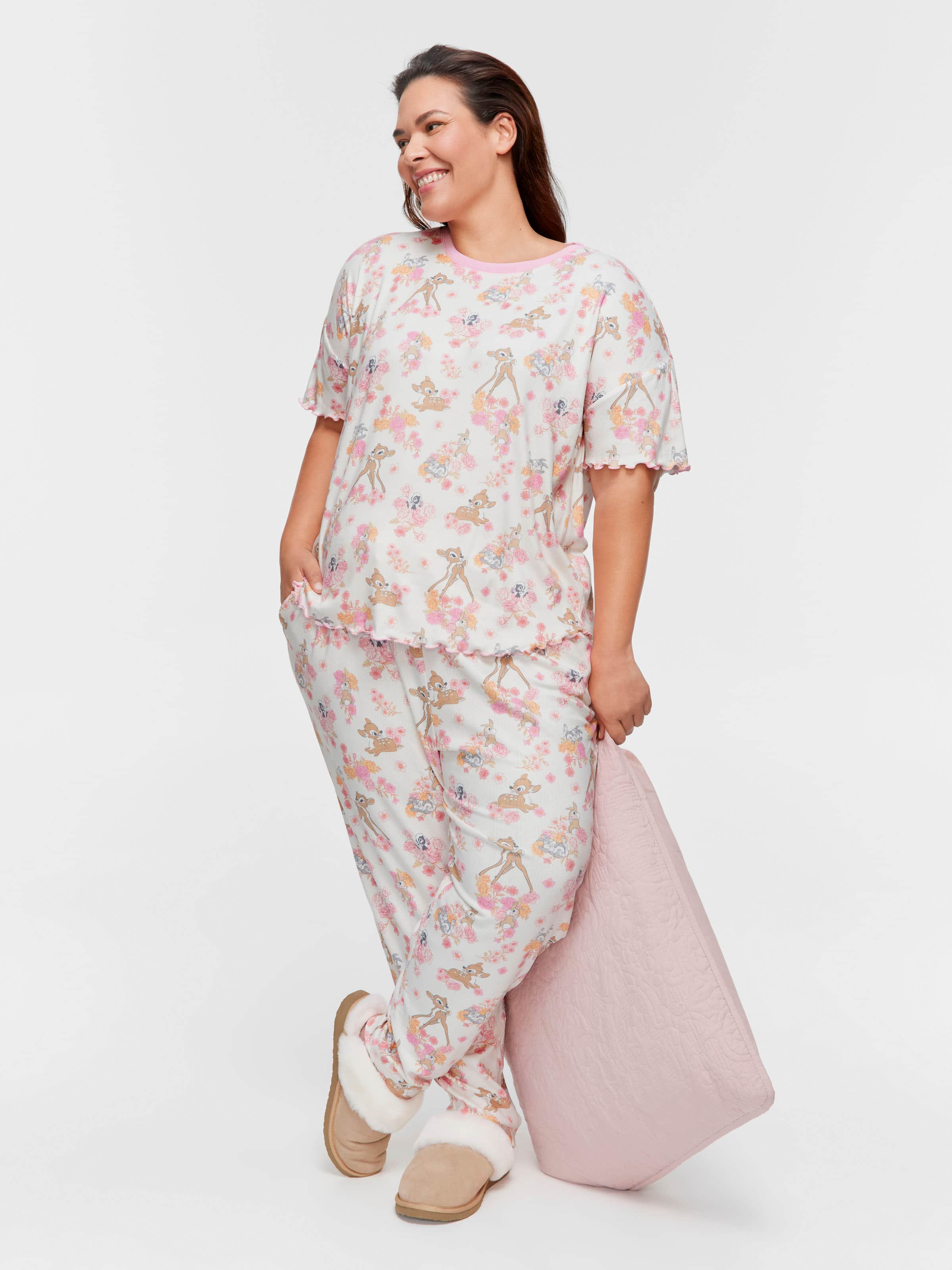 P.A. Plus Bambi Pointelle Oversized Tee