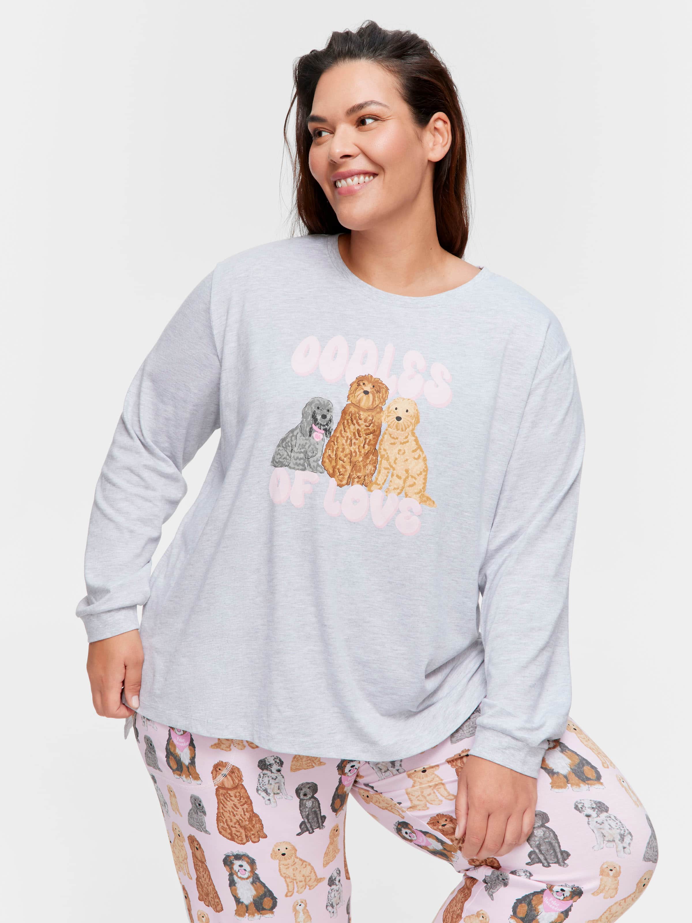 P.A. Plus Groodle Oversized Long Sleeve Top