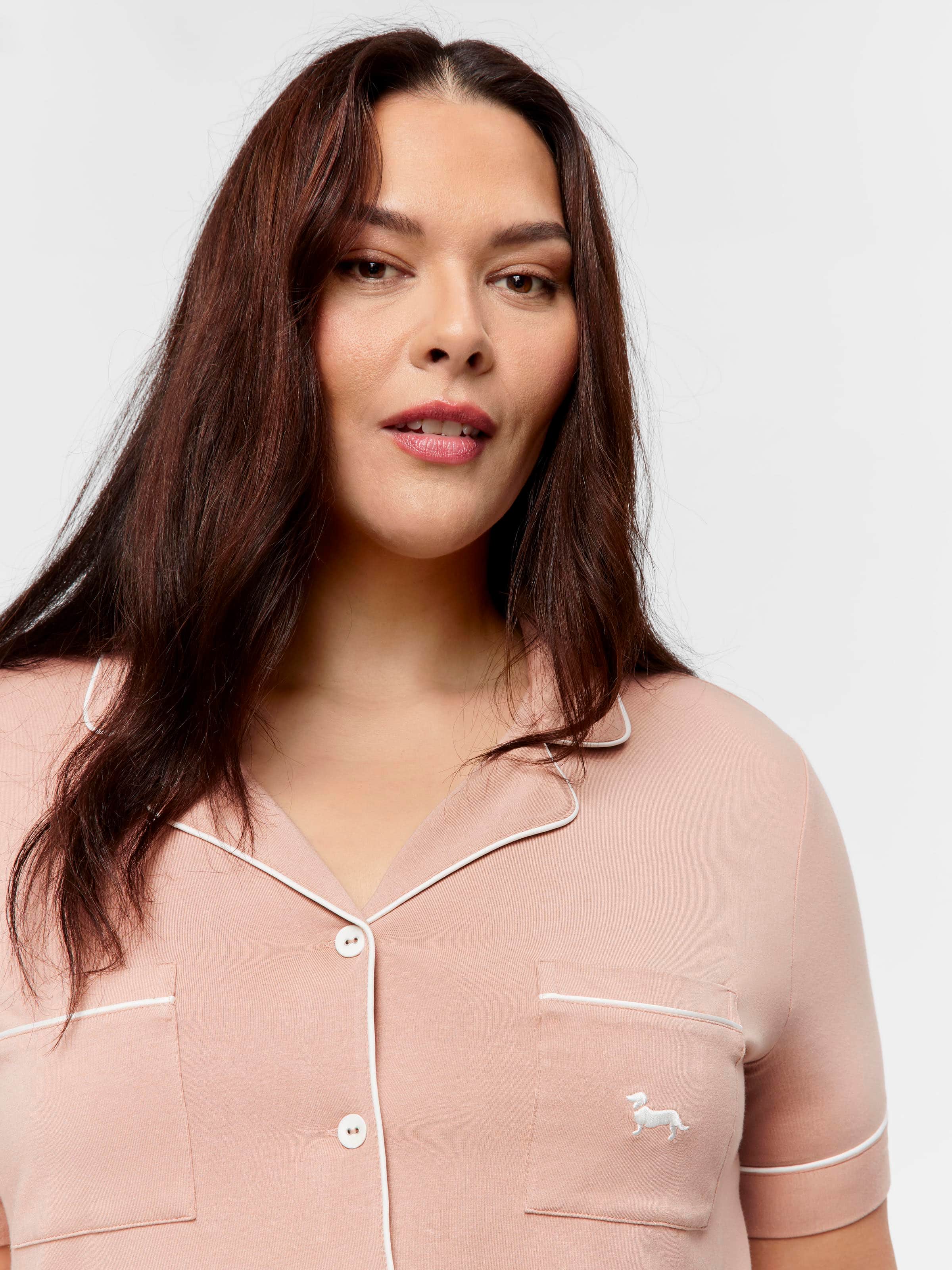 P.A. Plus Nude Bamboo Pj Set