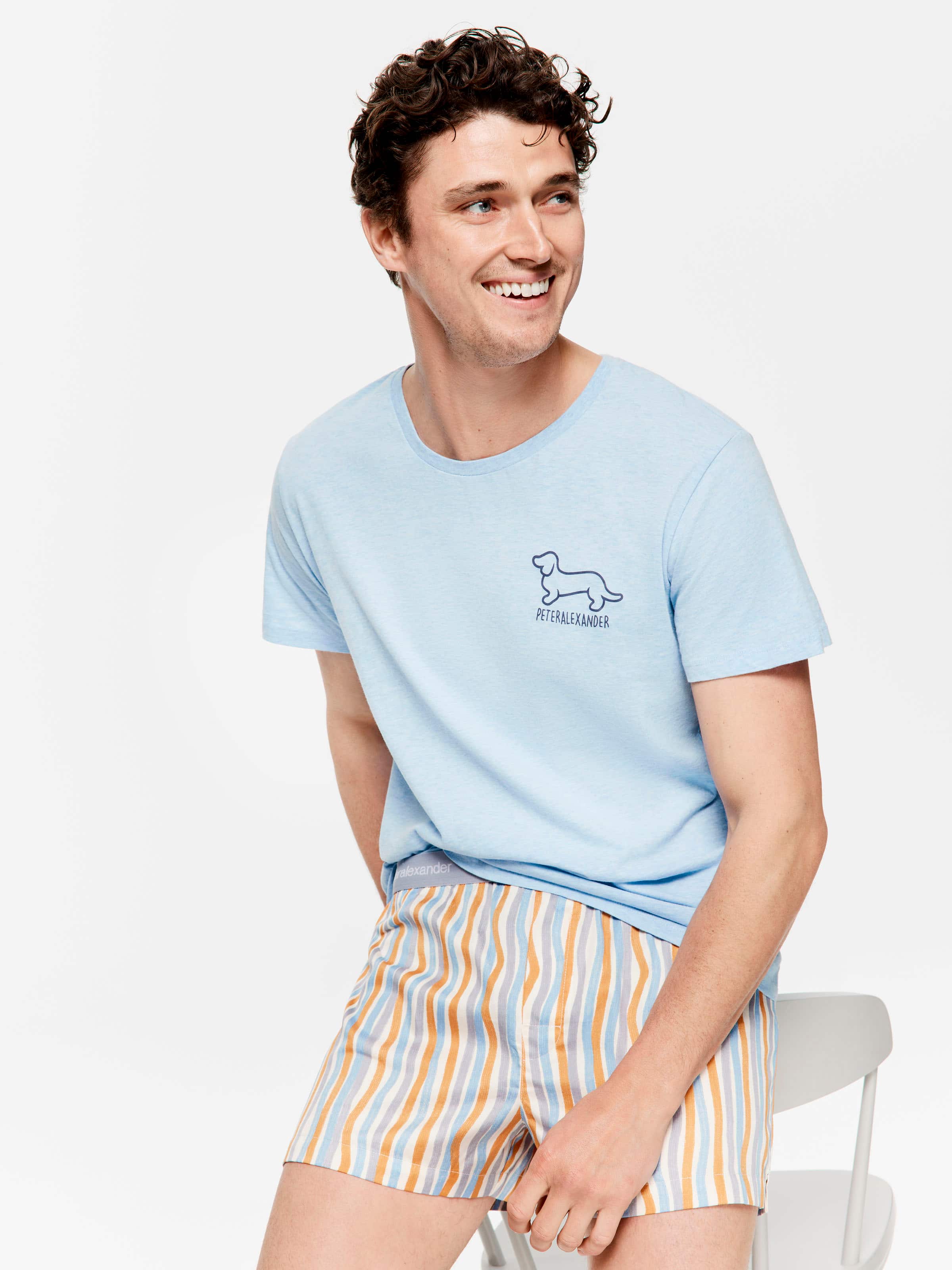 Wavy Stripe Boxer Short