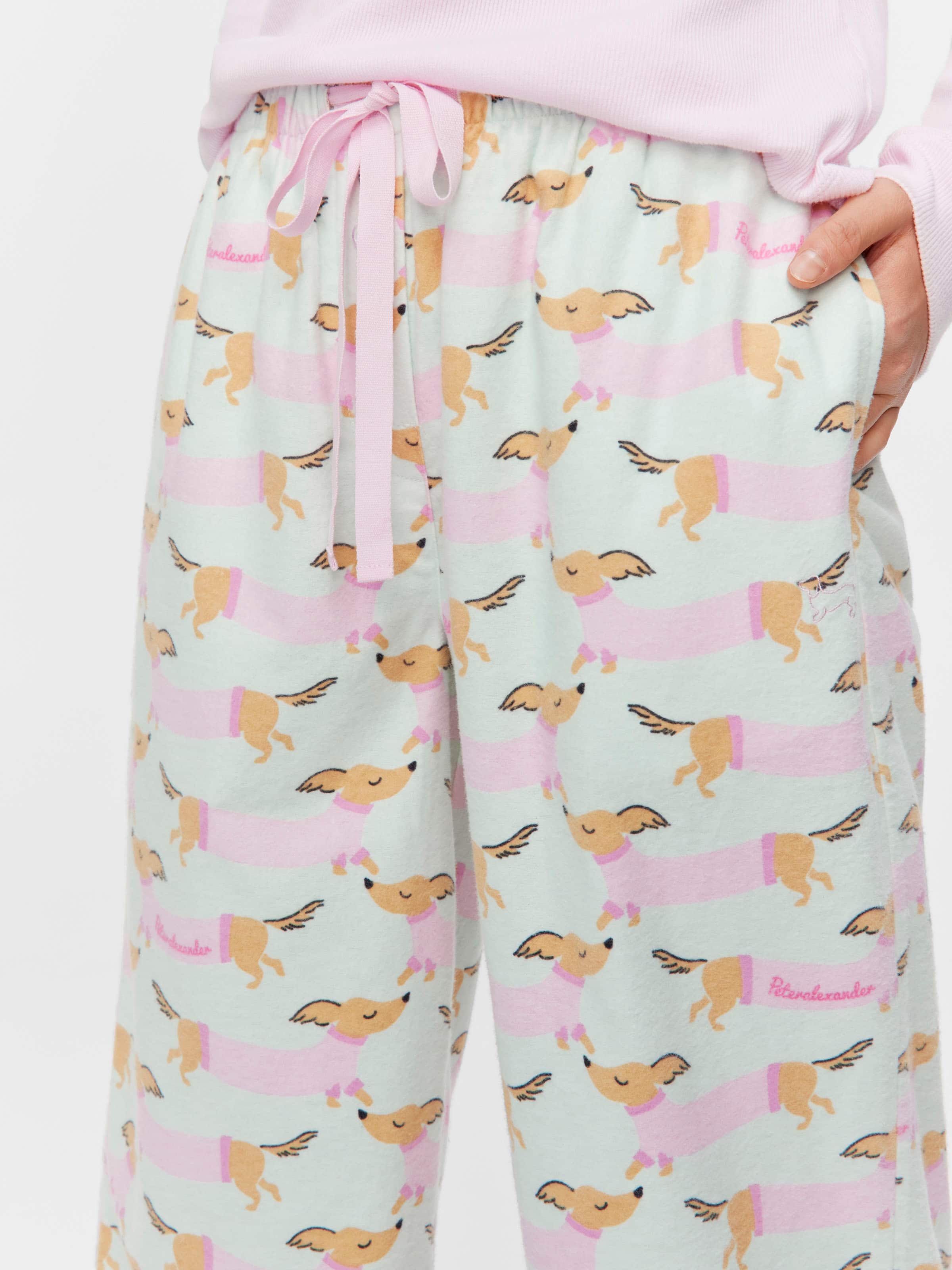 Mint Penny Flannelette Pj Pant