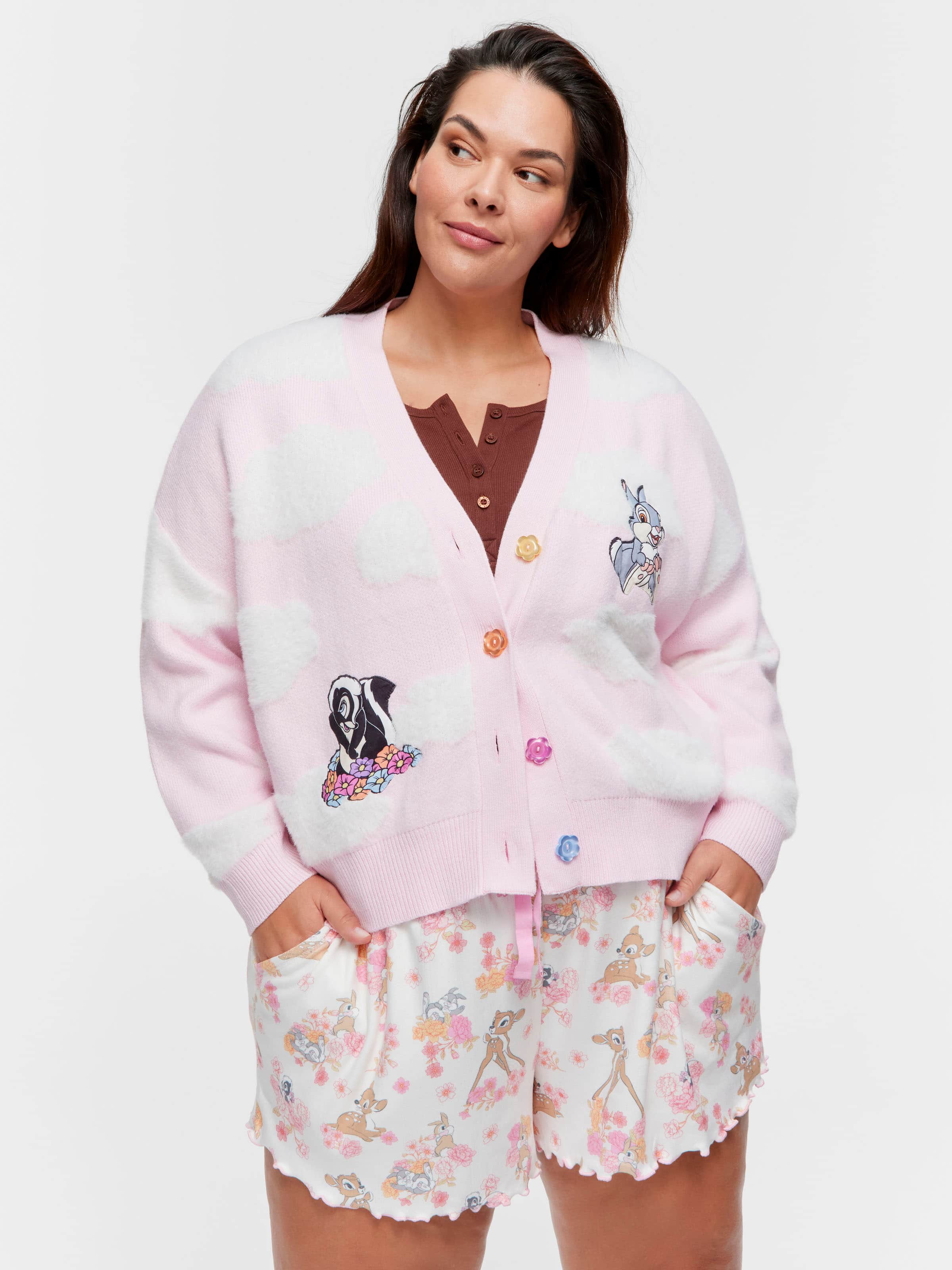 P.A. Plus Bambi Fluffy Knit Cardi