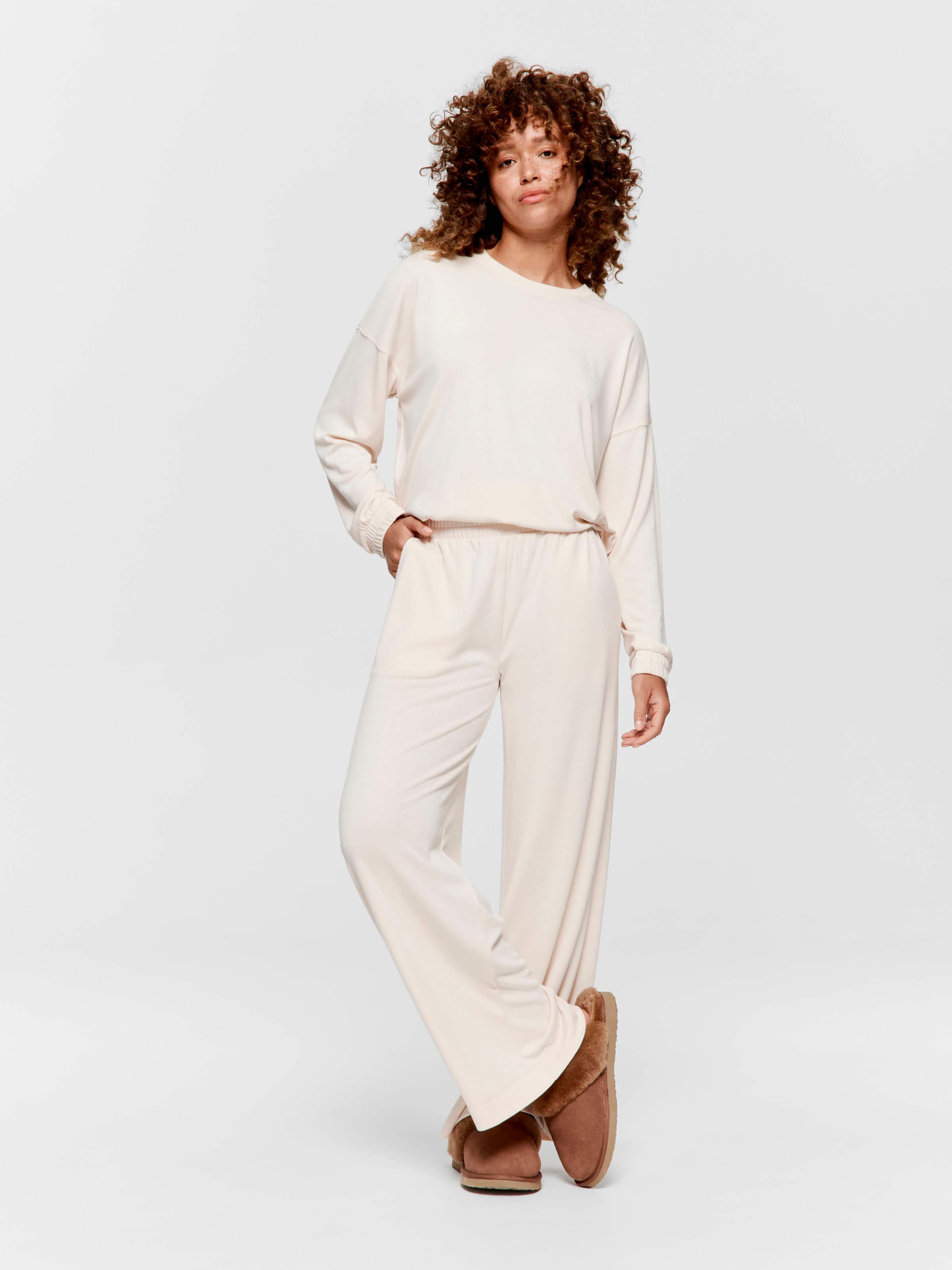Caramel Wide Leg Pj Pant