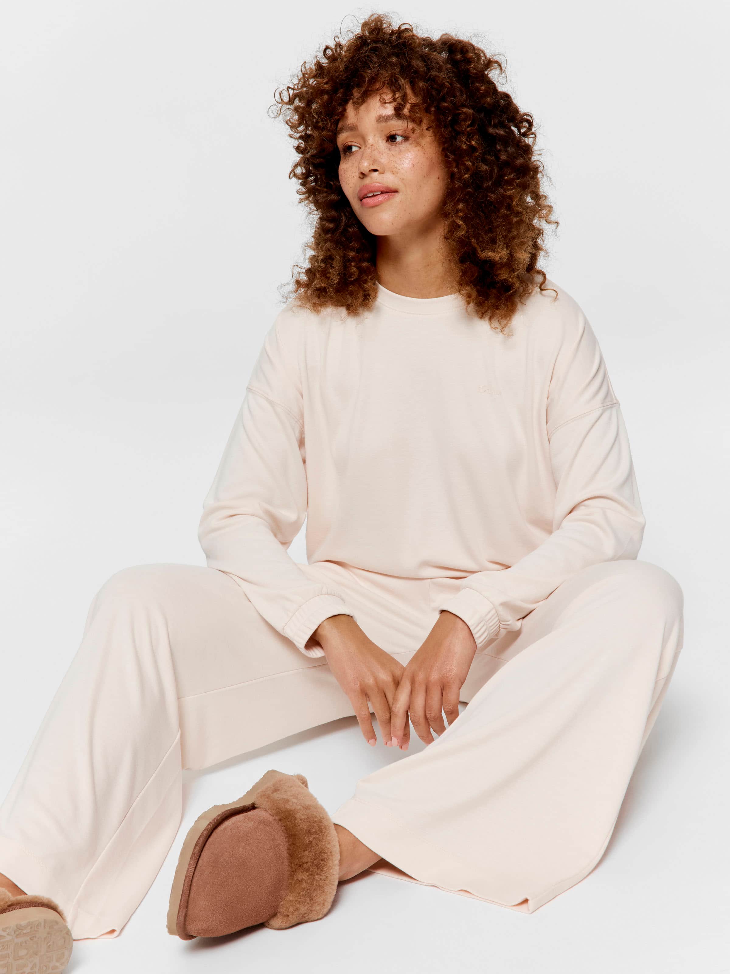 Caramel Wide Leg Pj Pant