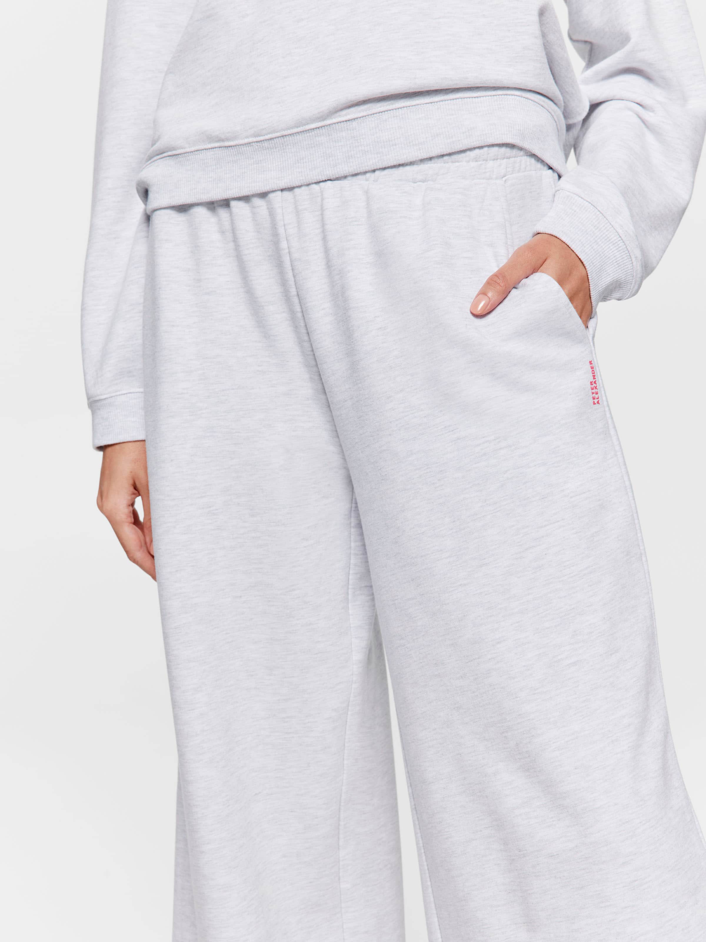 Grey Straight Leg Pj Pant