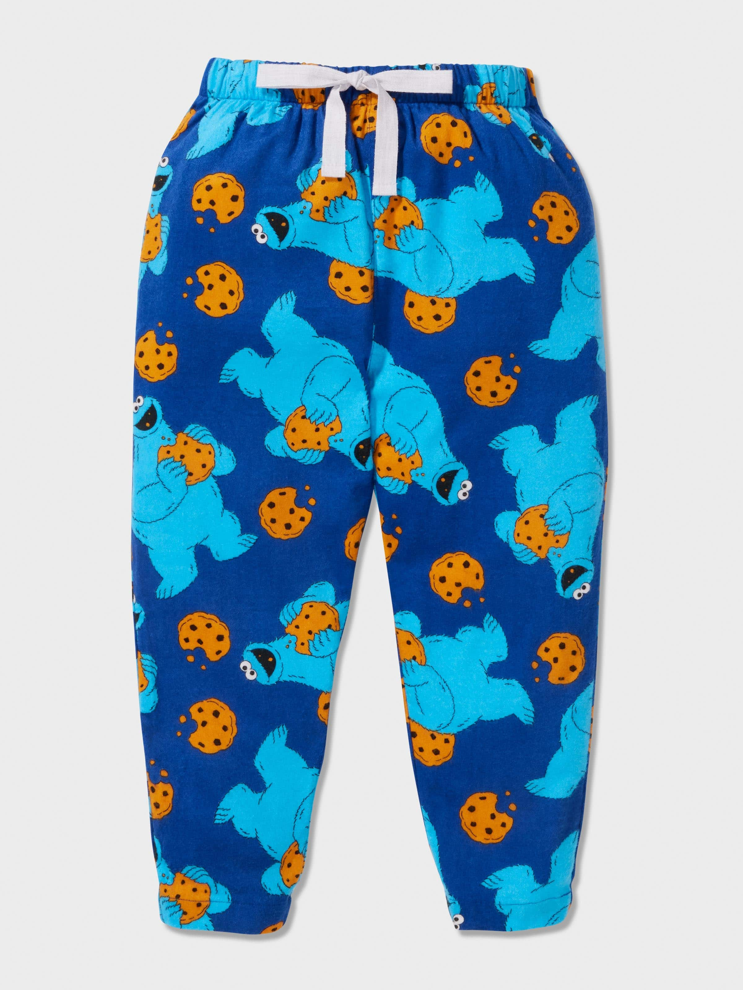 Jnr Boys Cookie Monster Pj Set