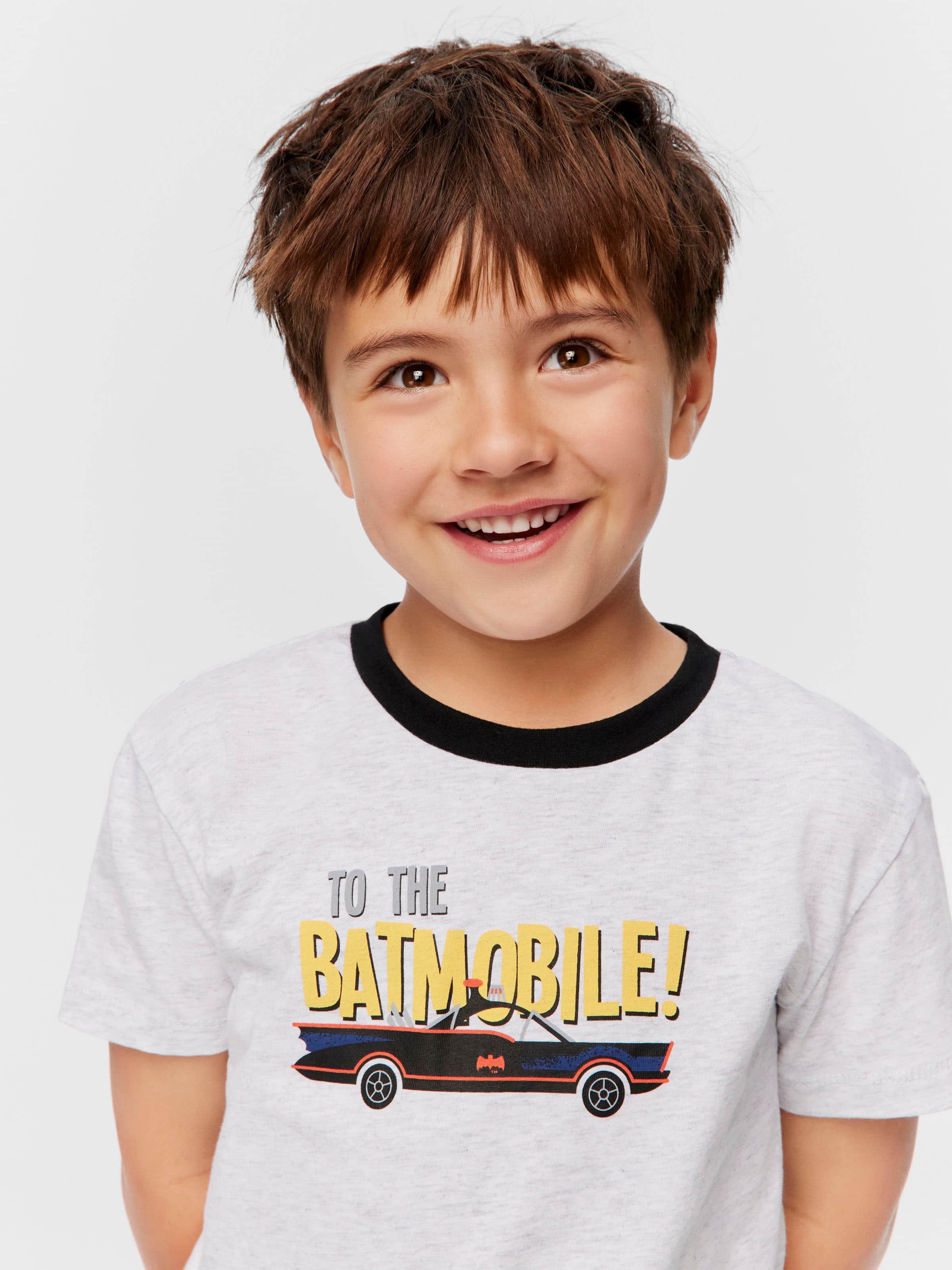 Jnr Boys Batmobile Short Pj Set