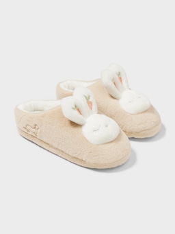 Kids Bunny Scuff Slippers