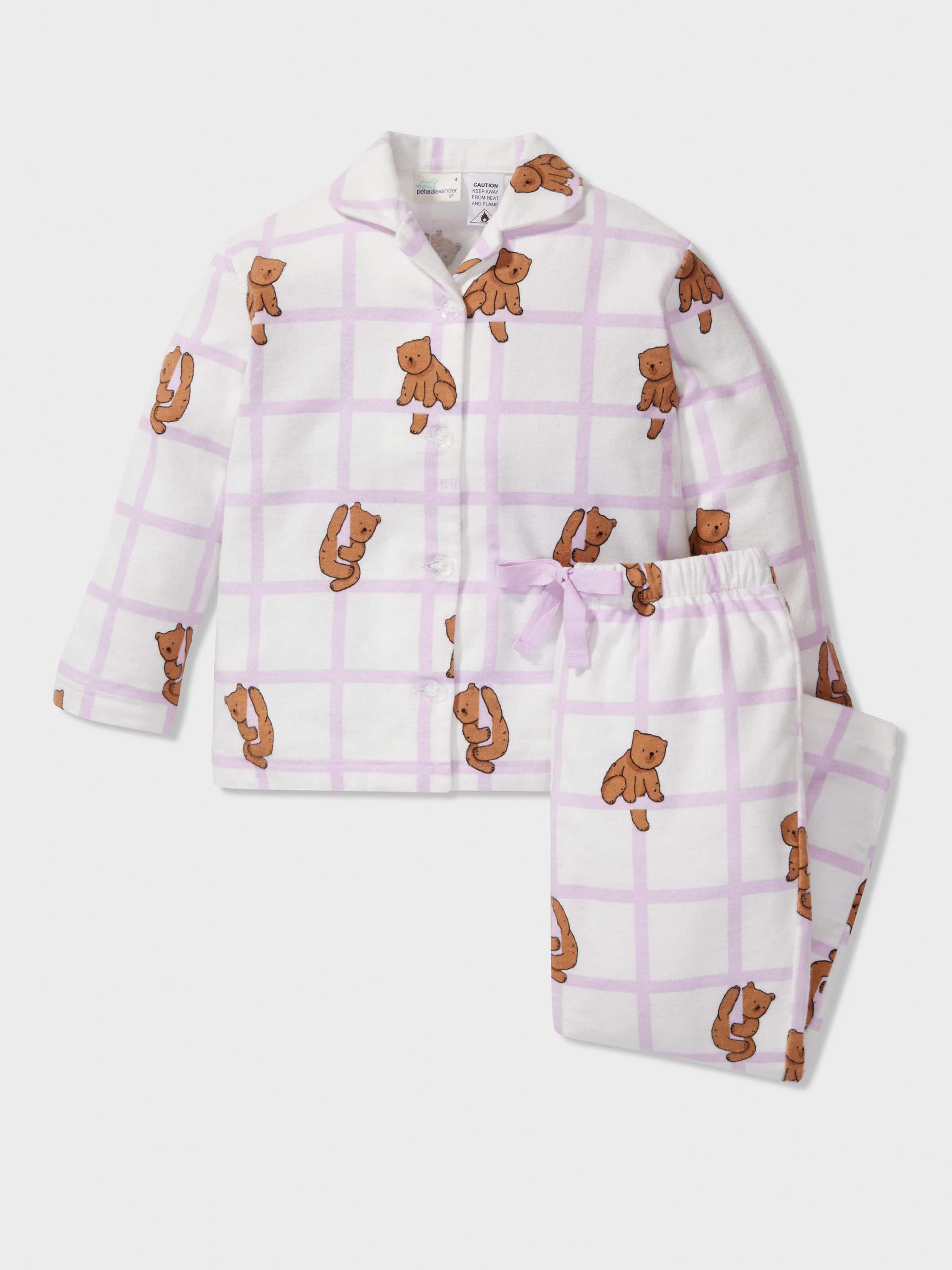 Girls Bears Classic Long Pj Set