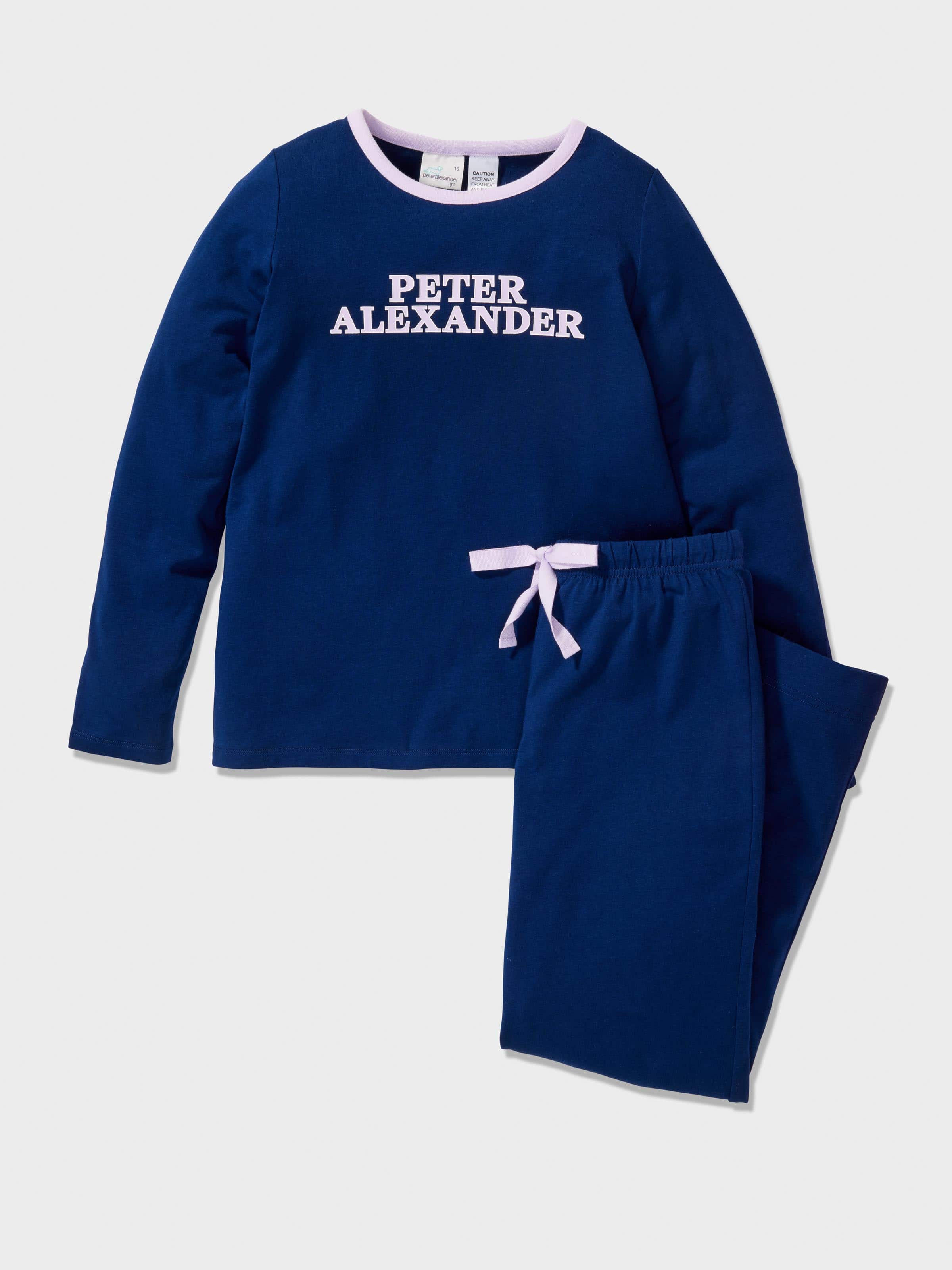 Girls Navy P.A Pj Set