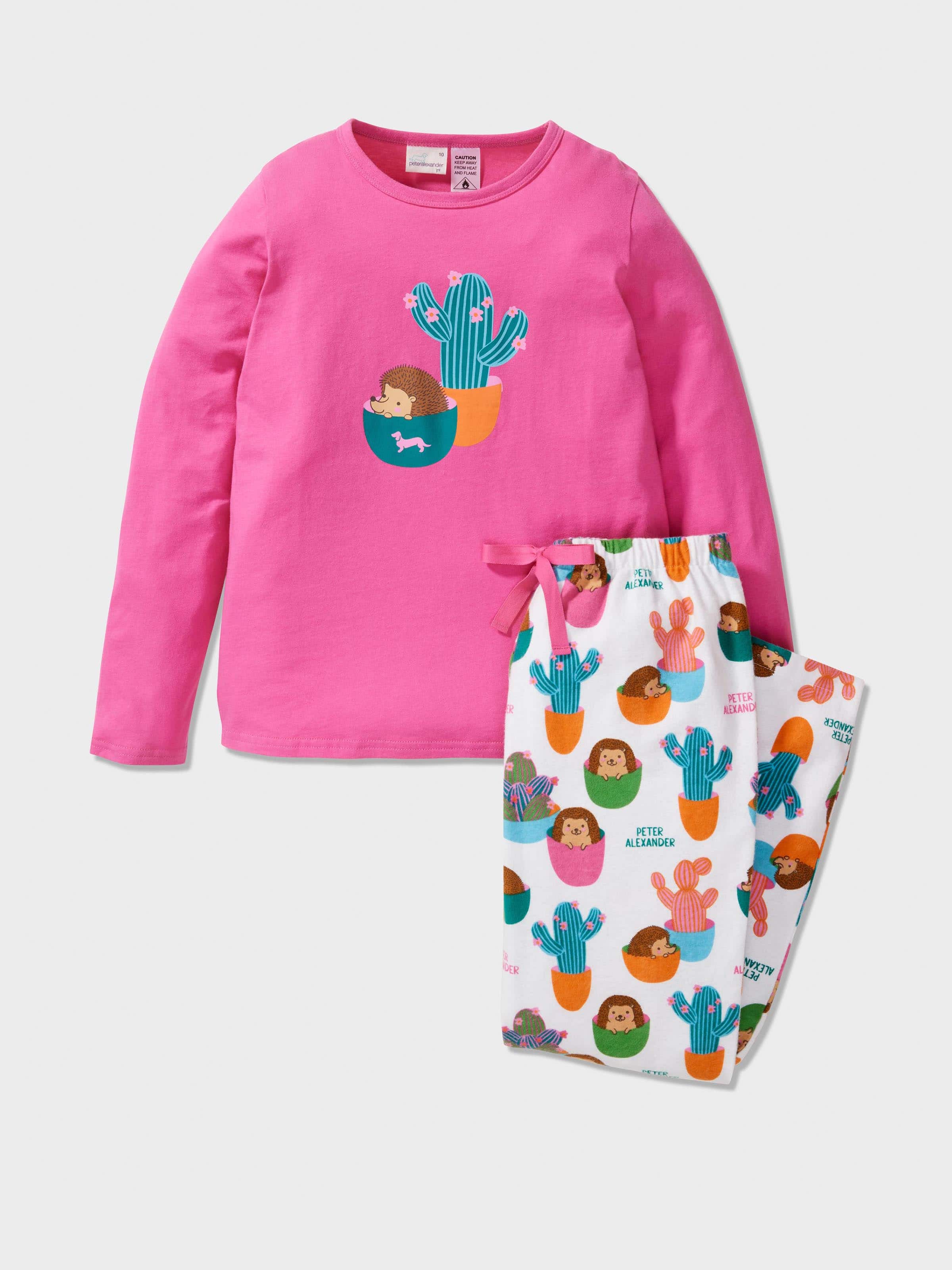Girls Hedgehog Pj Set