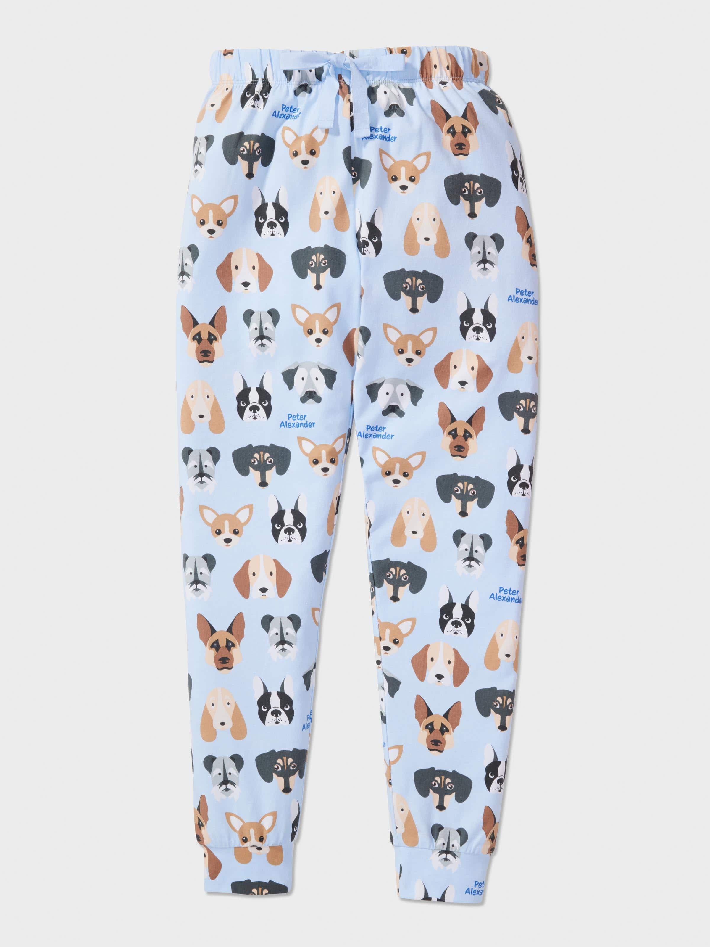 Boys Puppy Face Print Pj Set