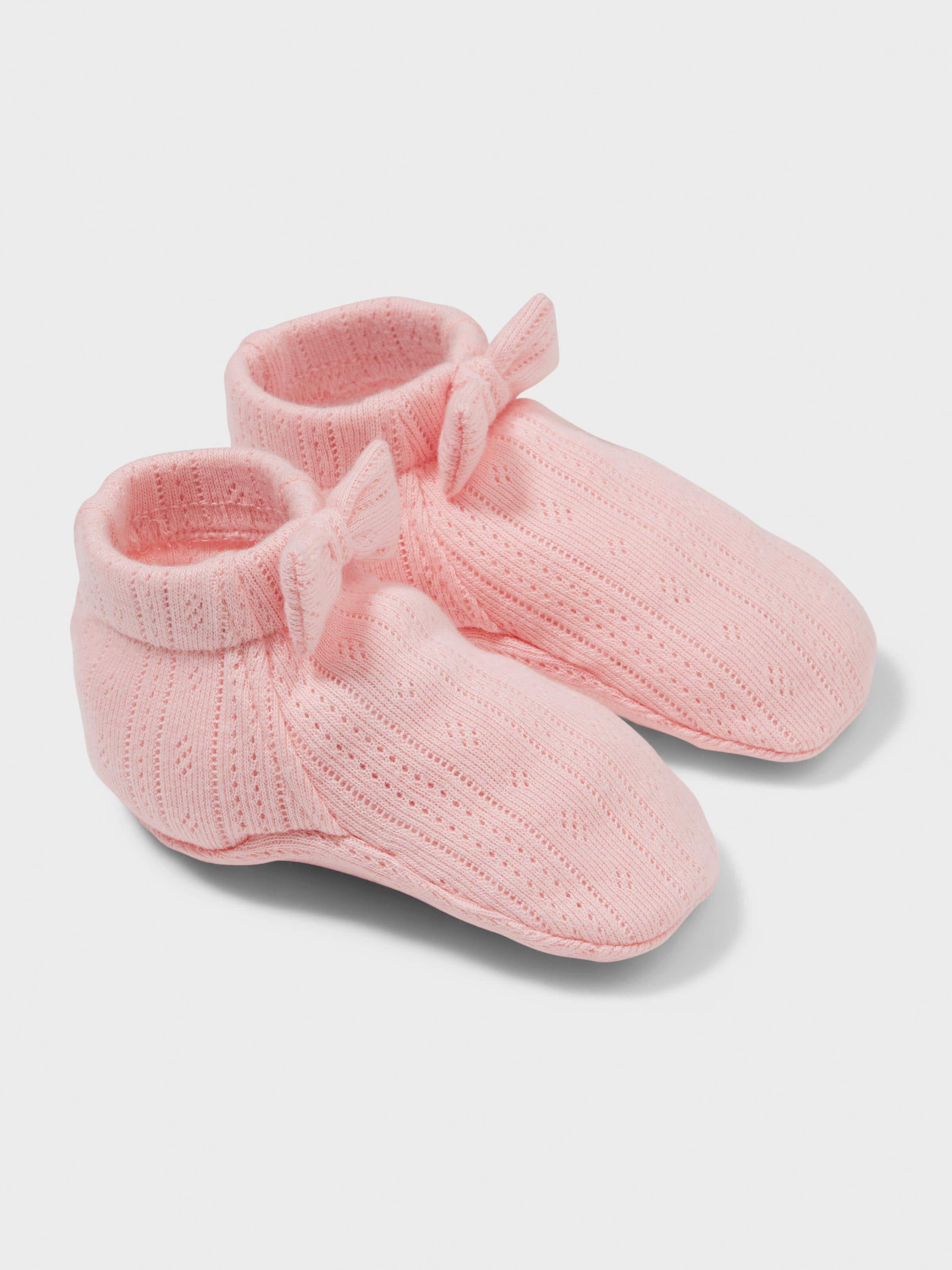 Baby Organic Pink Booties