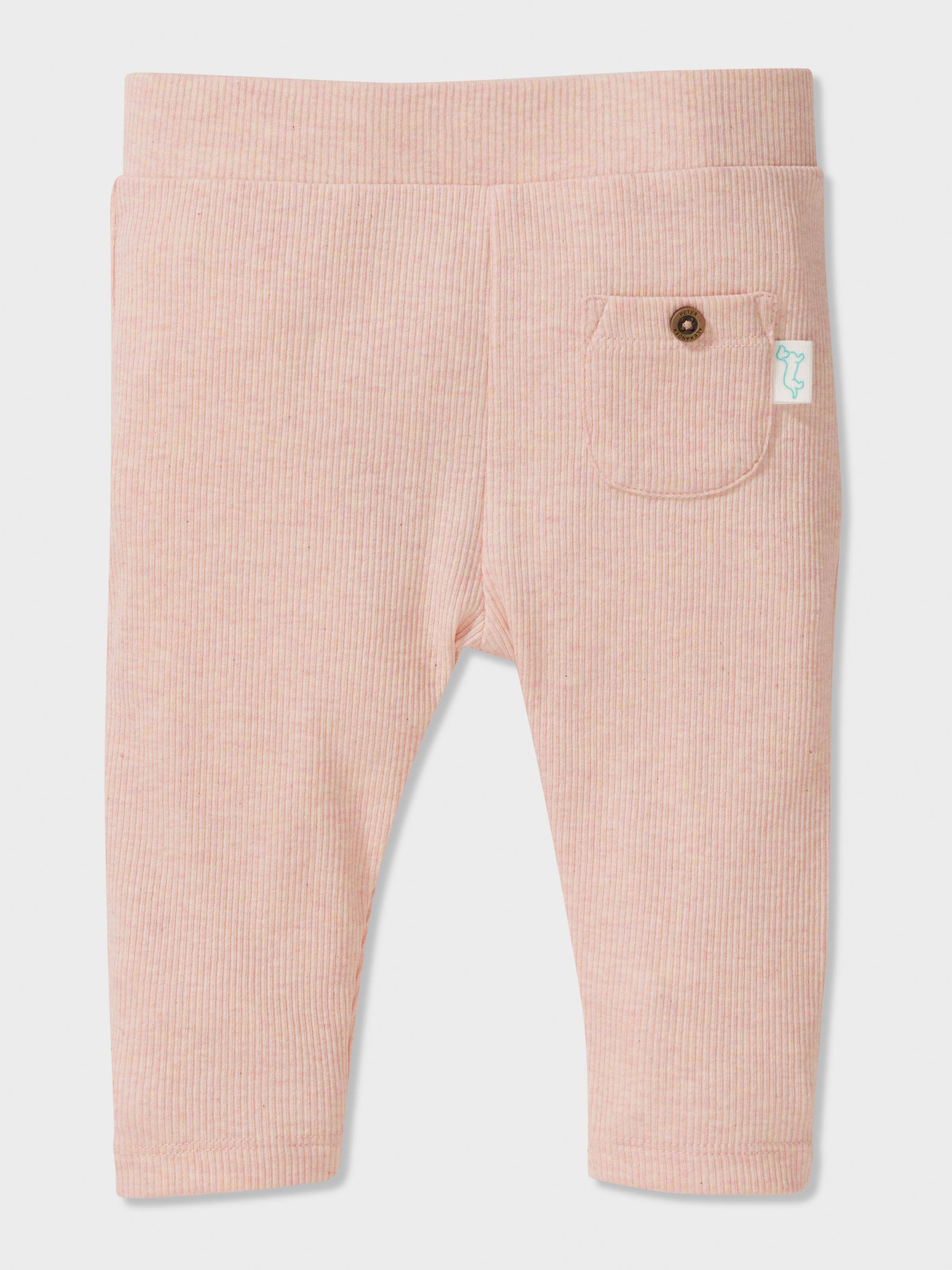 Baby Organic Pink Marle Pj Set