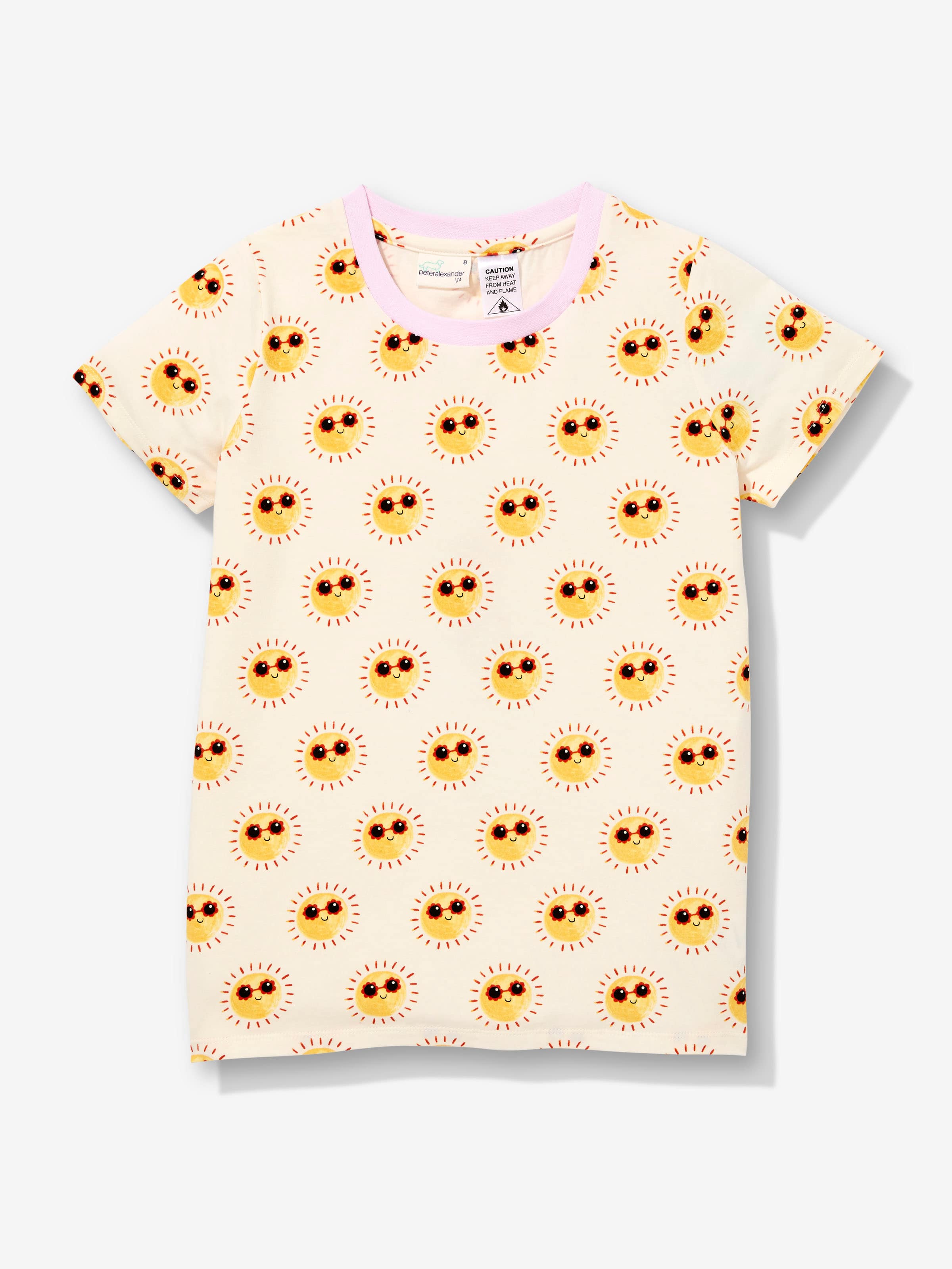 Girls French Dogs Pj Set