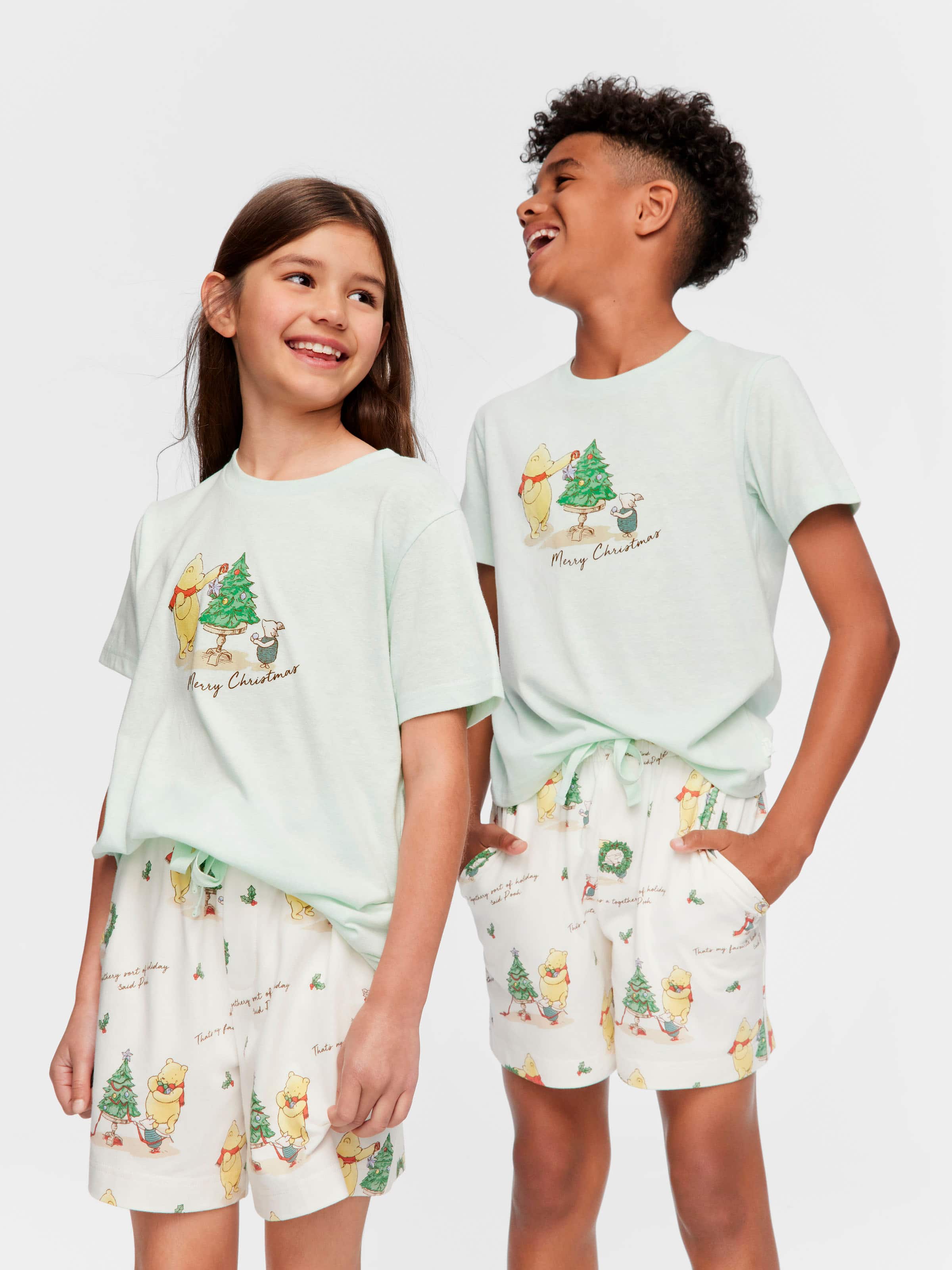 Jnr Kids Winnie The Pooh Pj Set