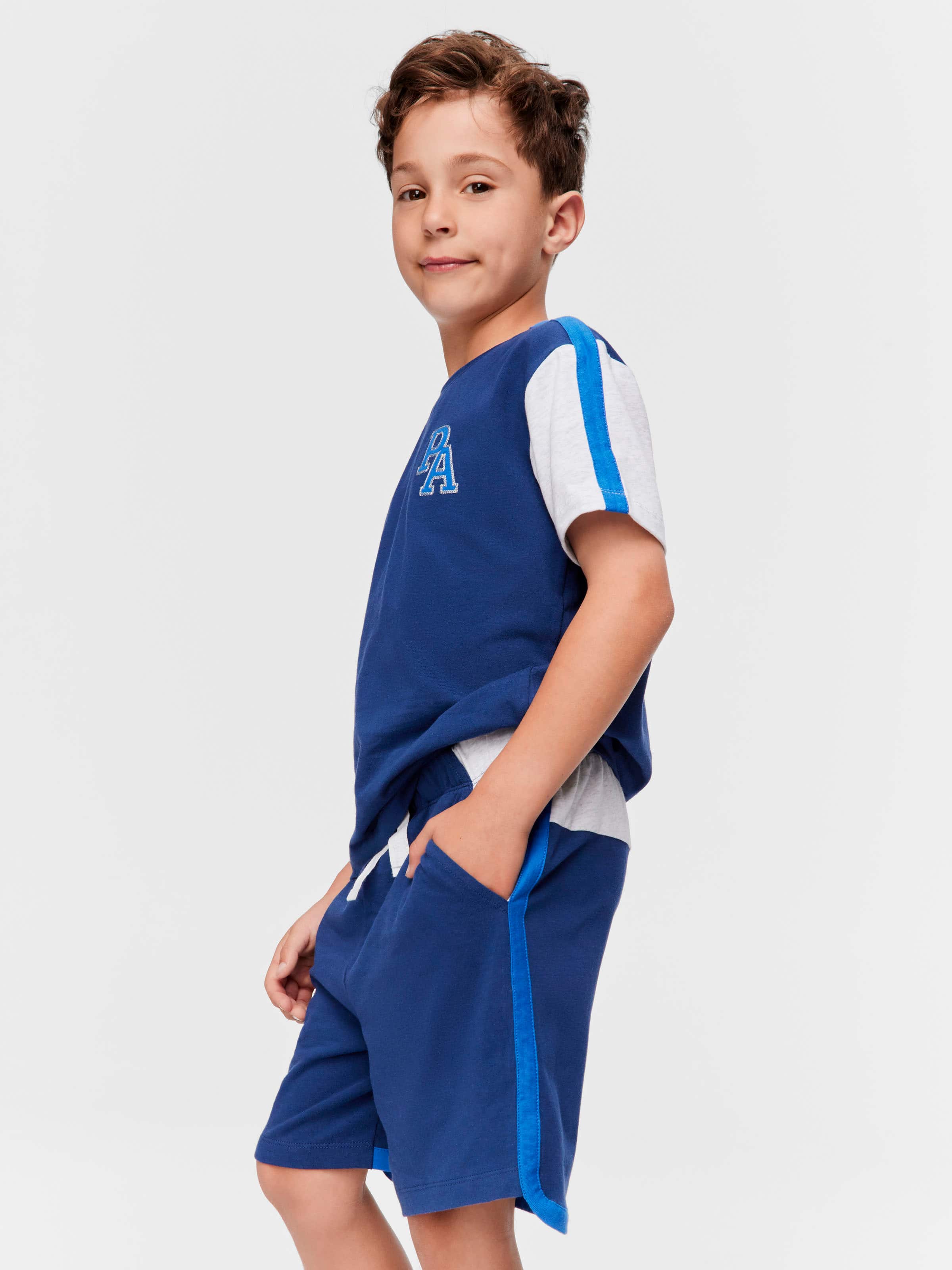 Jnr Boys Sporty P.A. Pj Set
