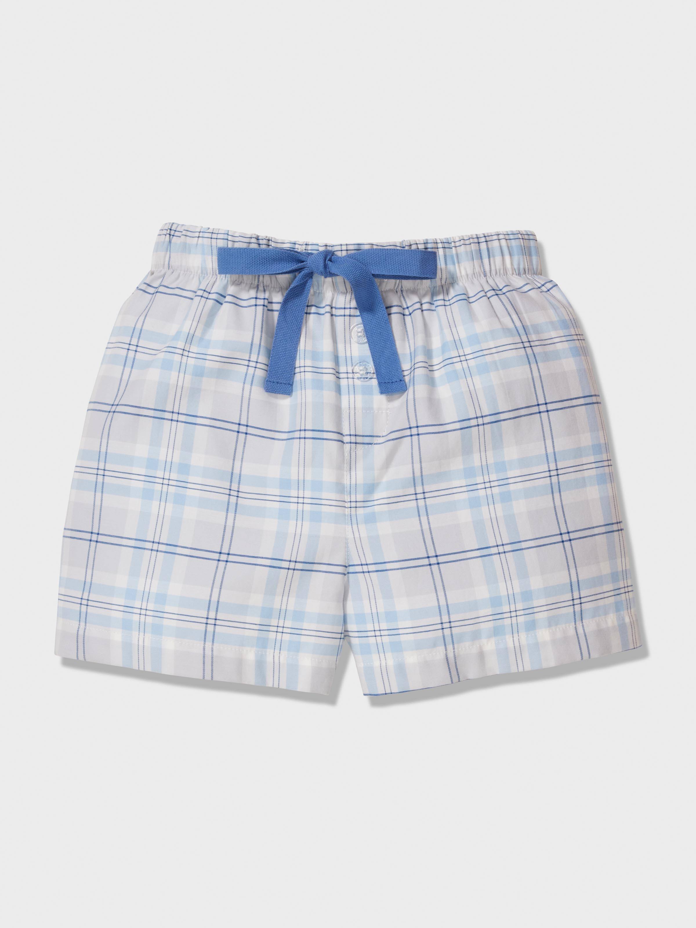 Boys Check Pj Set