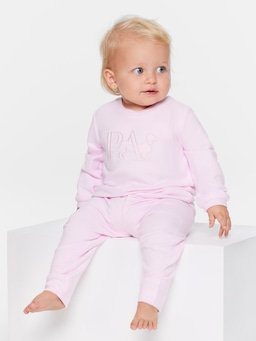 Baby Fuzzy Pink Pj Set