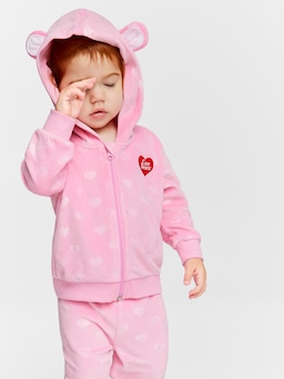 Baby Care Bears Velour Tracksuit Set