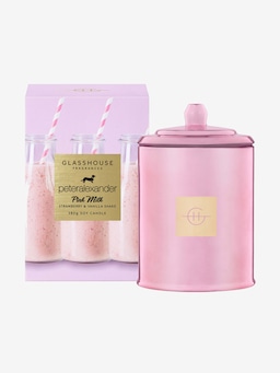 Glasshouse Fragrances Limited Edition Pink Milk Candle 380G