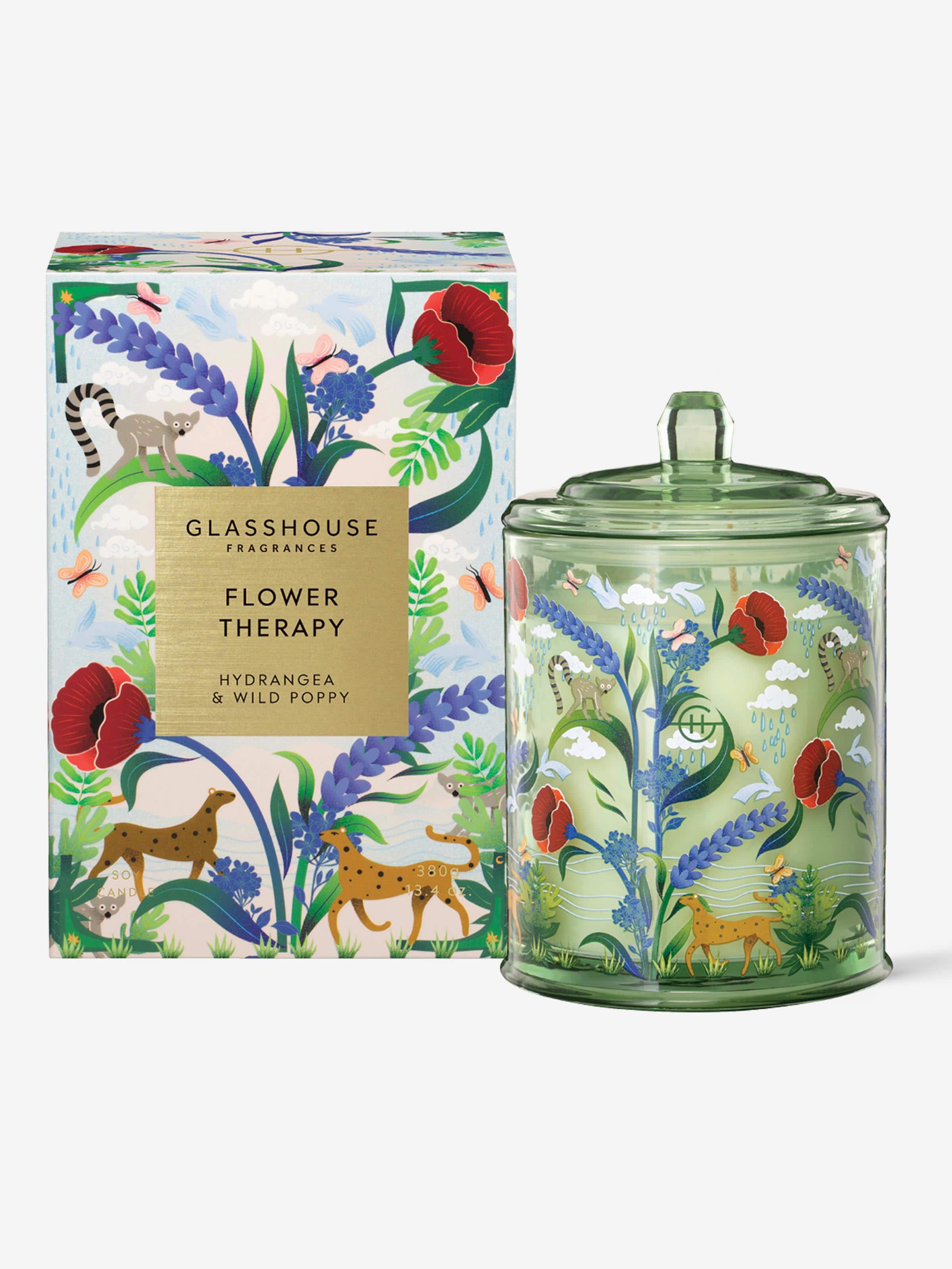 Glasshouse Fragrances Limited Edition Flower Therapy 380G Candle