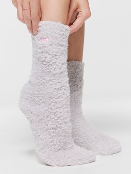 Silver Fur Sock