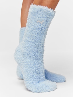 Iced Blue Cuddle Sock