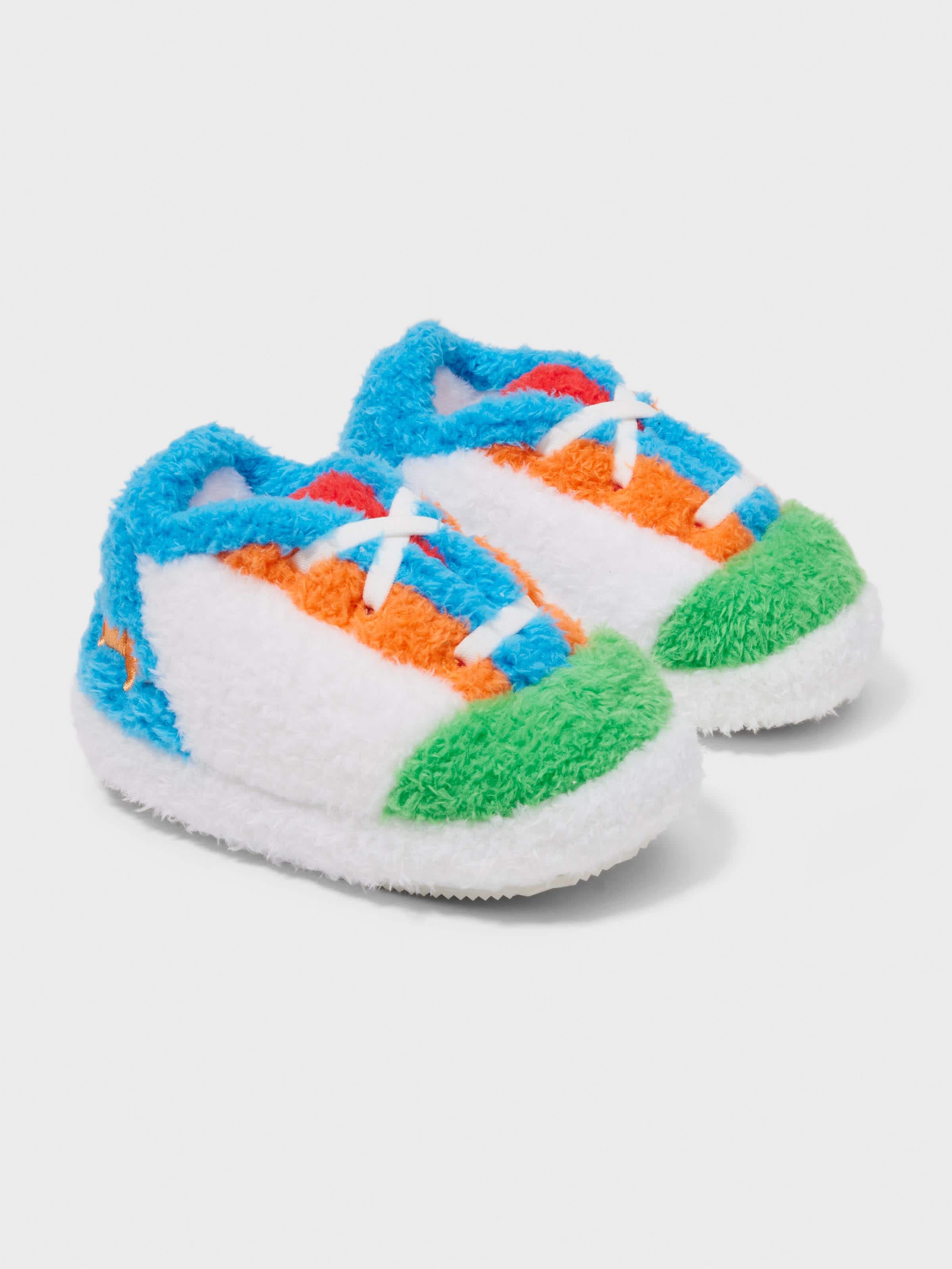 Kids Sneaker Plush Slipper