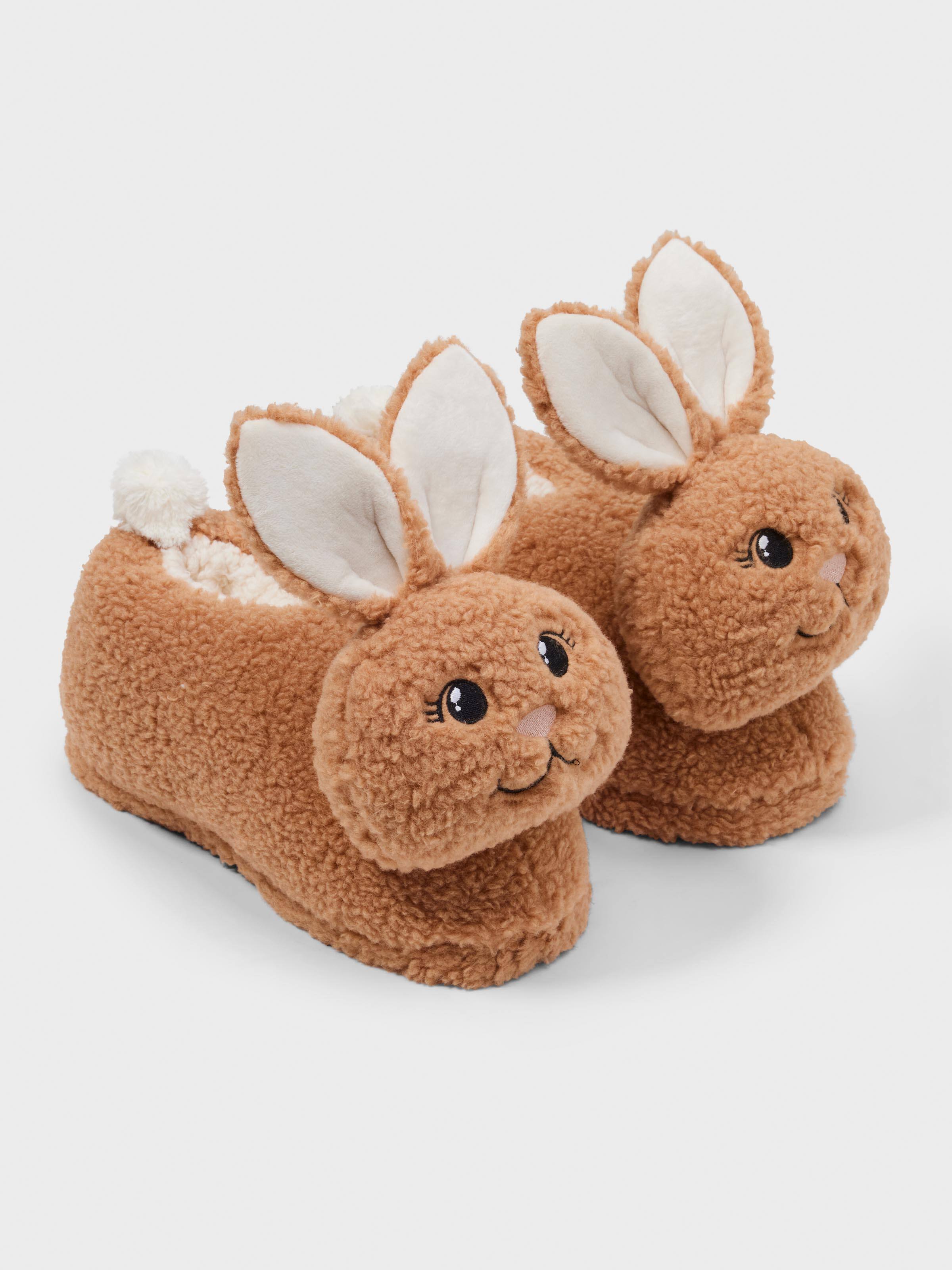 Fluffy Bunny Slipper
