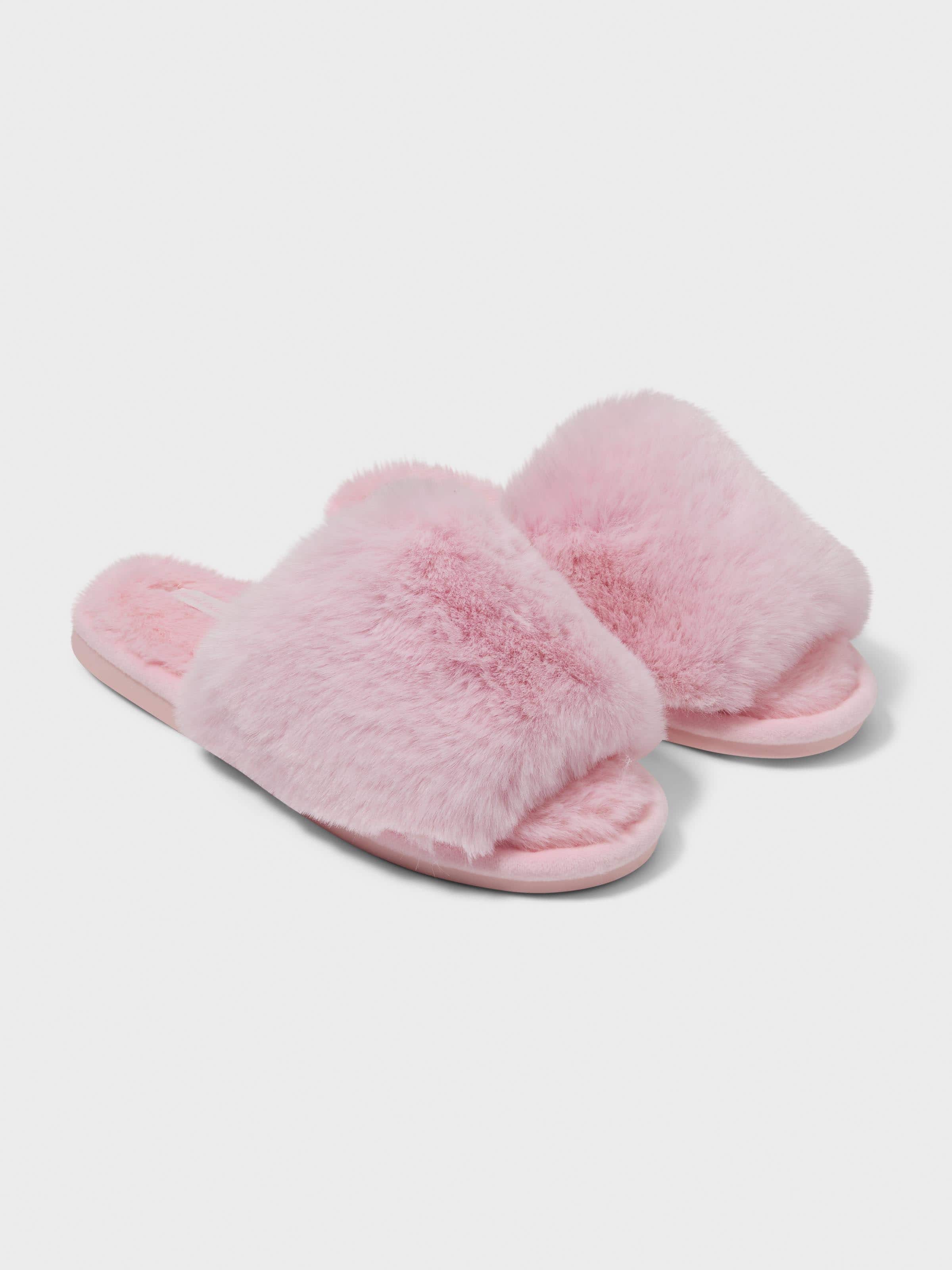 Luxe Fur Slide