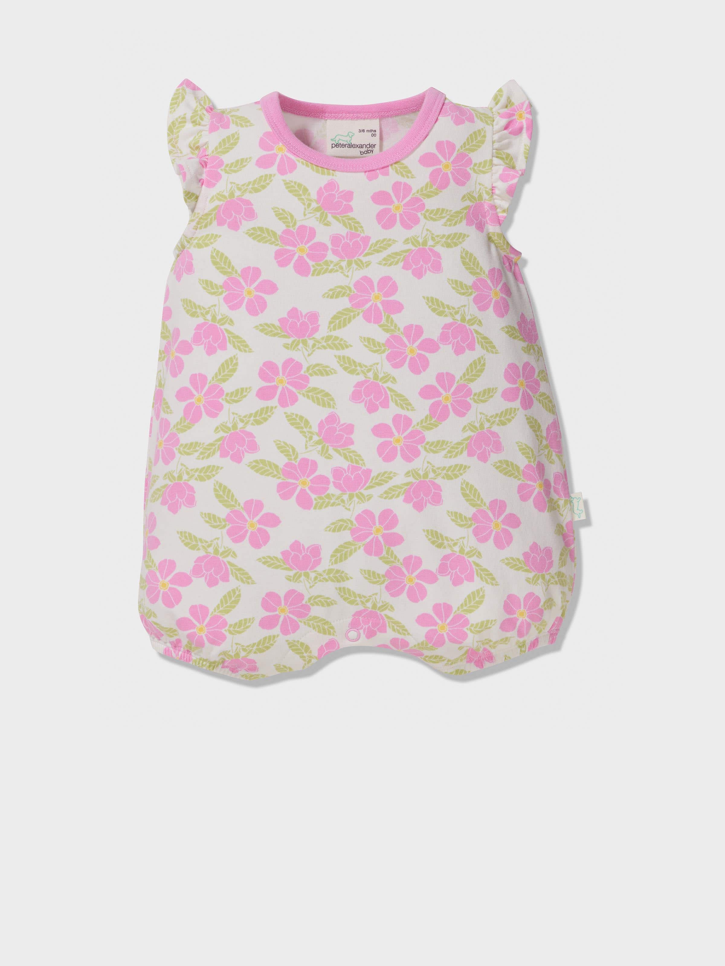 Baby Floral Frill Romper