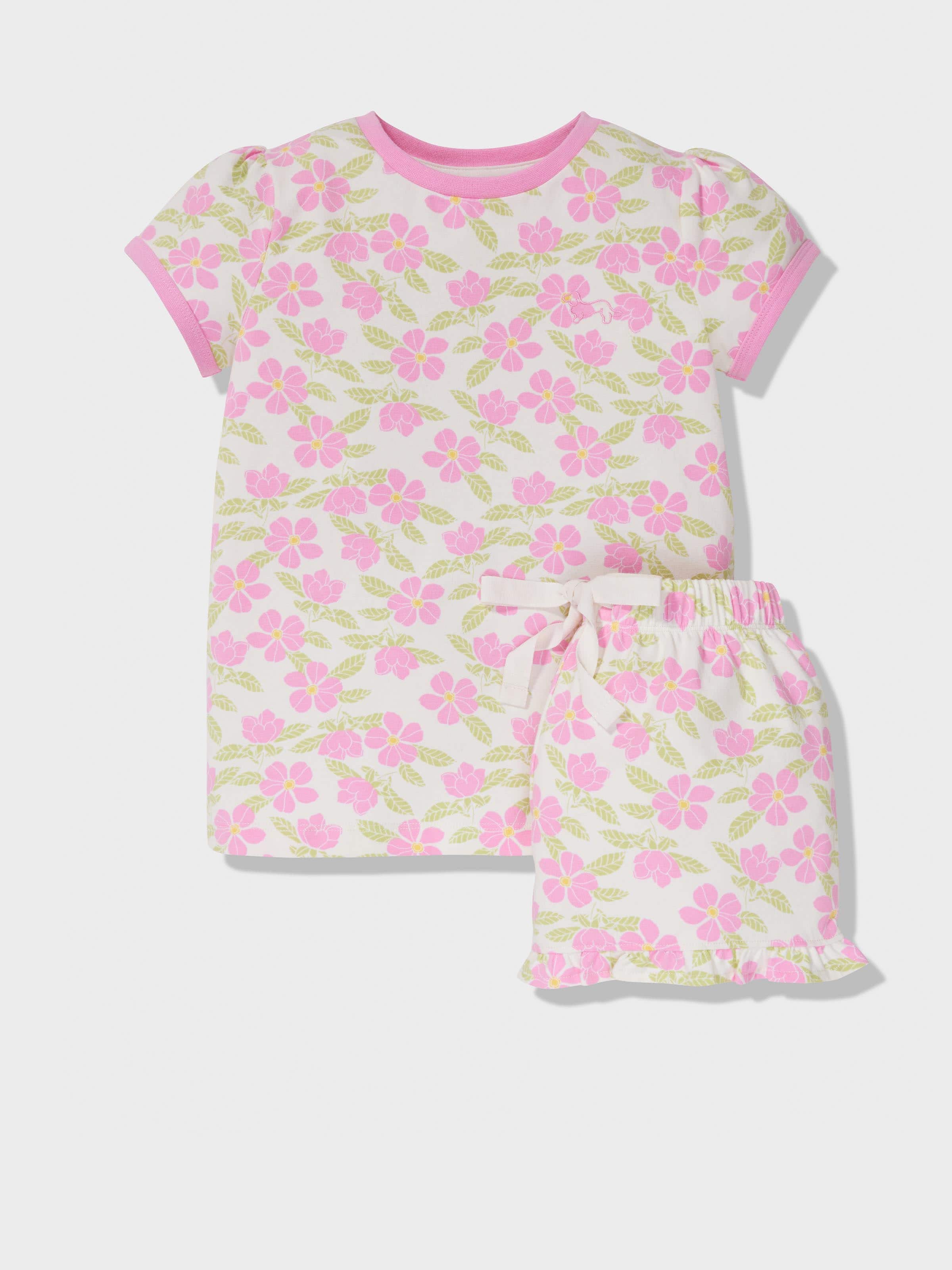 Jnr Girls Floral Bloom Pj Set