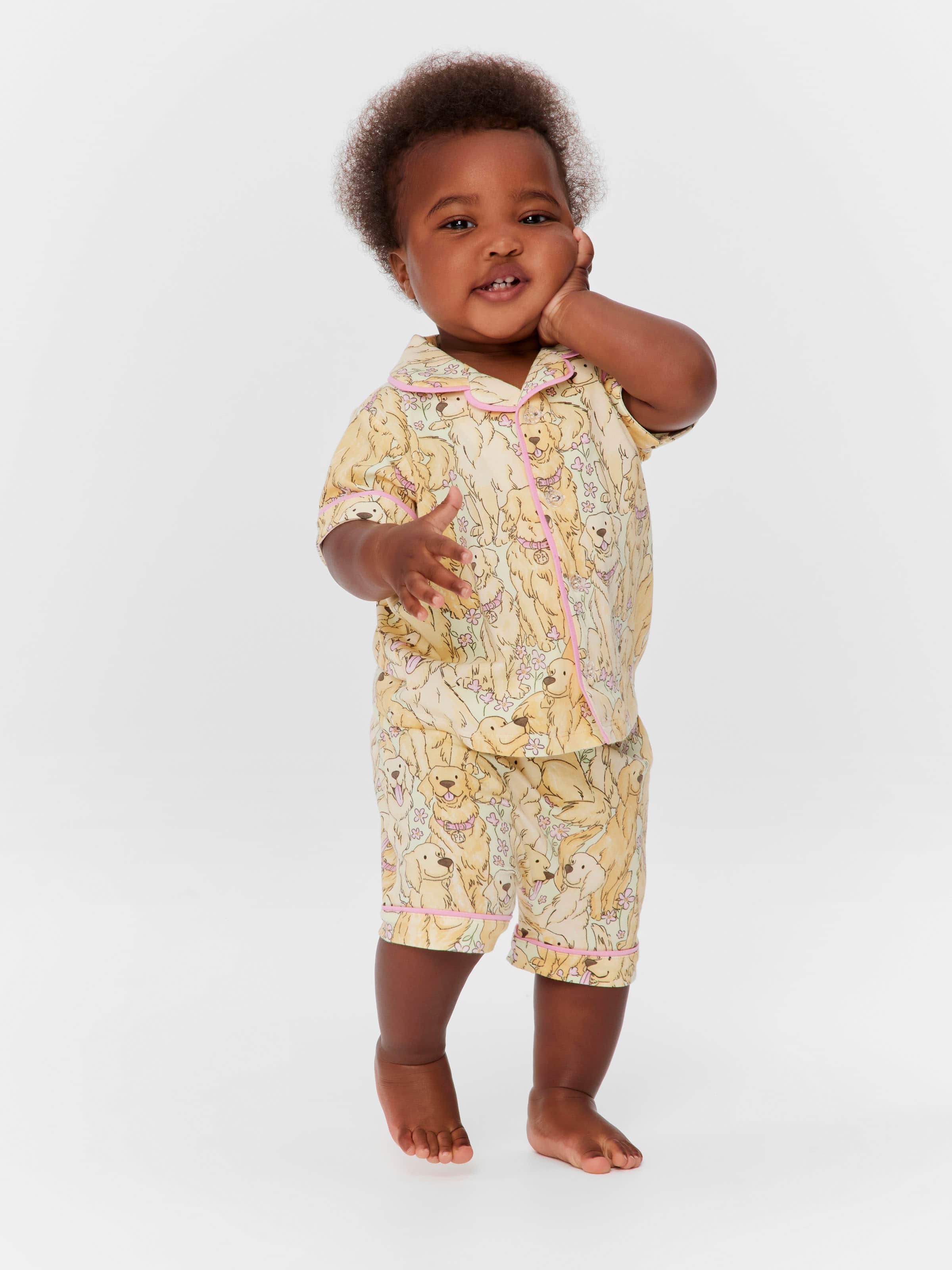 Baby Golden Retriever Classic Pj Set